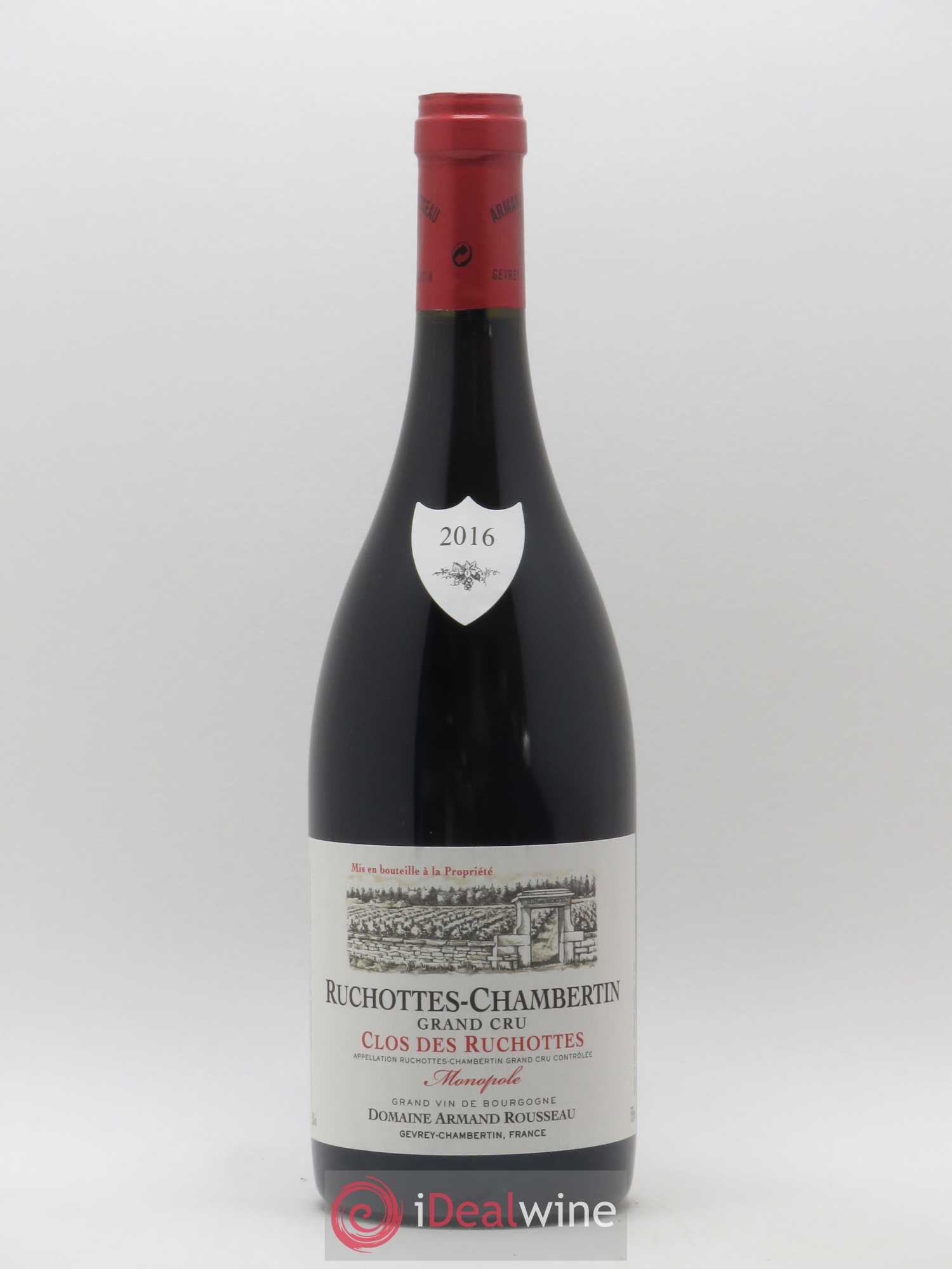 Ruchottes-Chambertin Grand Cru Clos des Ruchottes Armand Rousseau (Domaine) 2016 - Posten von 1 Flasche - 0