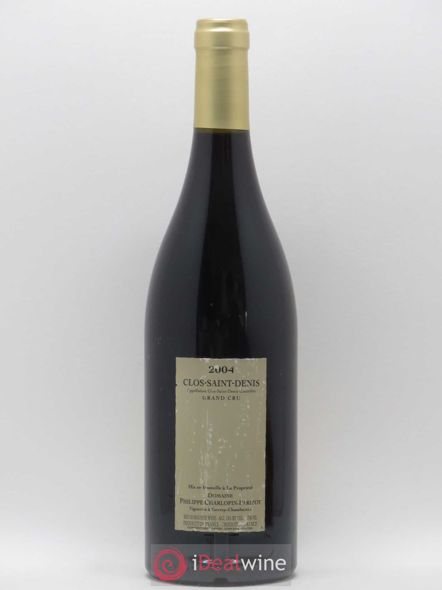 Clos Saint-Denis Grand Cru Charlopin-Parizot 2004 - Lot de 1 bouteille - 1