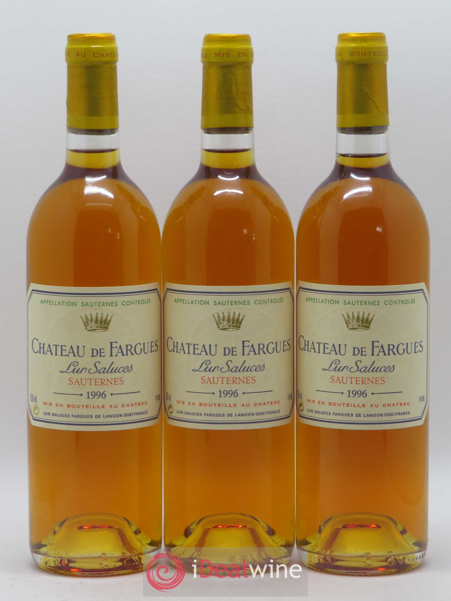 Château de Fargues 1996 - Lotto di 12 bottiglie - 1