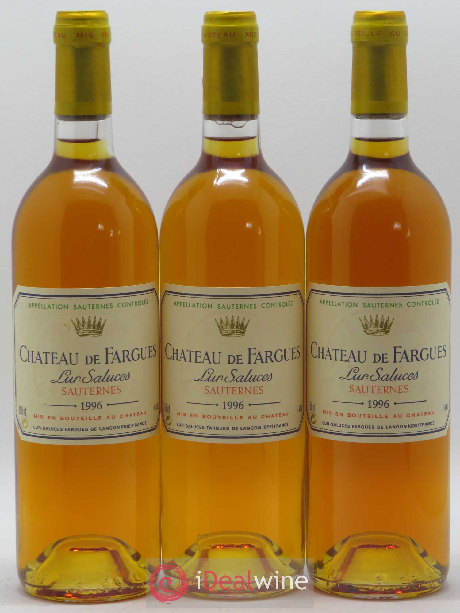 Château de Fargues 1996 - Lotto di 12 bottiglie - 1
