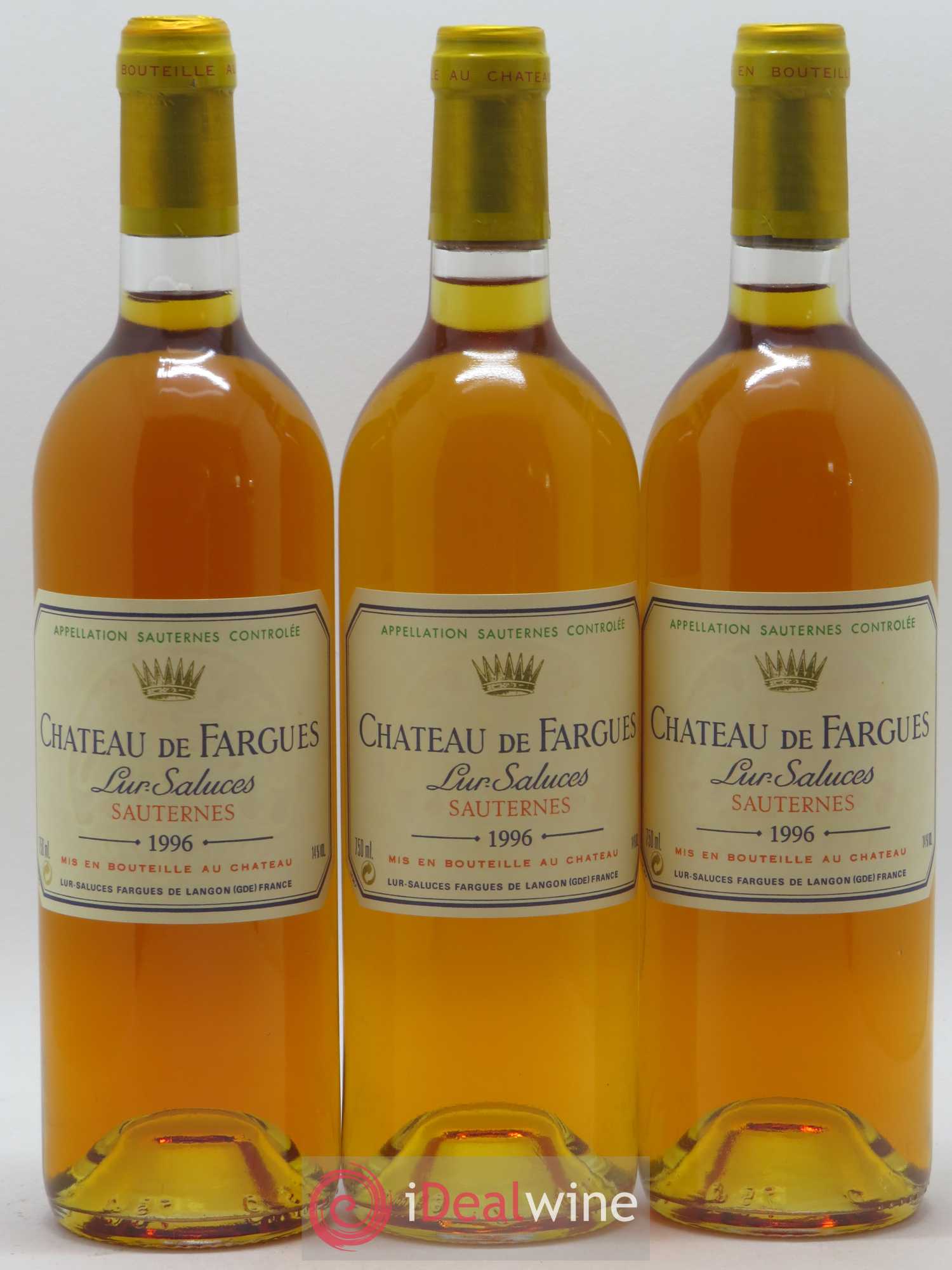 Château de Fargues 1996 - Lotto di 12 bottiglie - 3