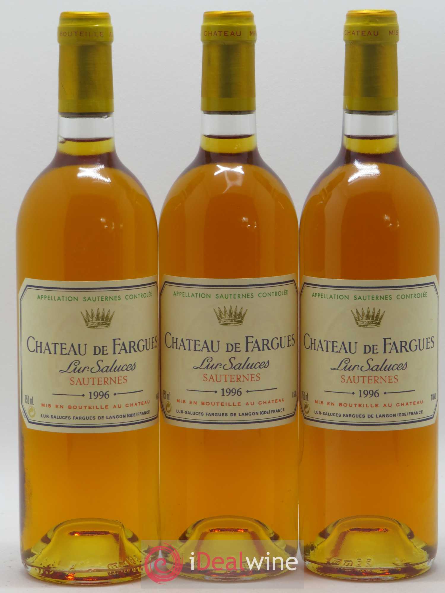 Château de Fargues 1996 - Lotto di 12 bottiglie - 4
