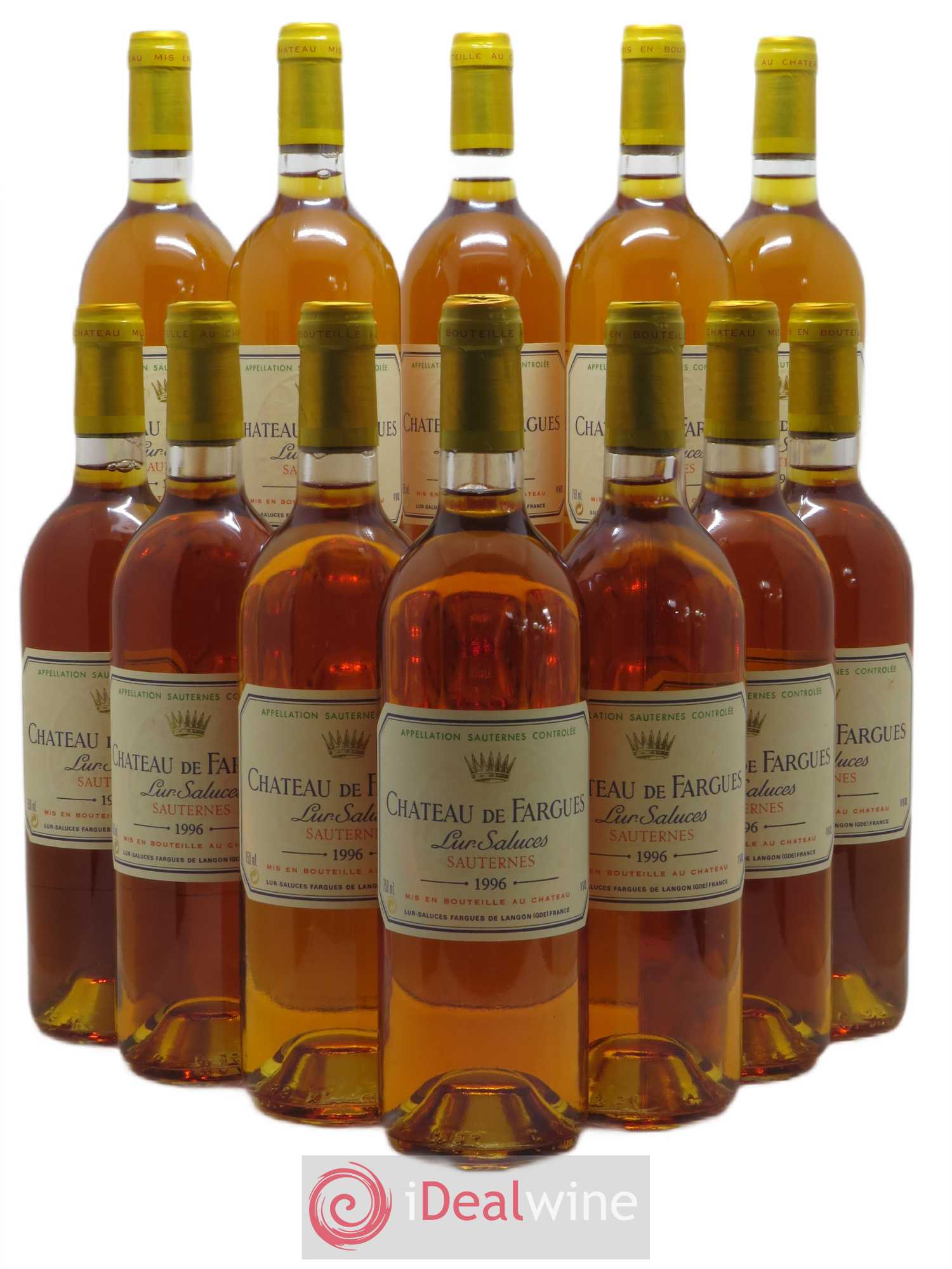 Château de Fargues 1996 - Lotto di 12 bottiglie - 0