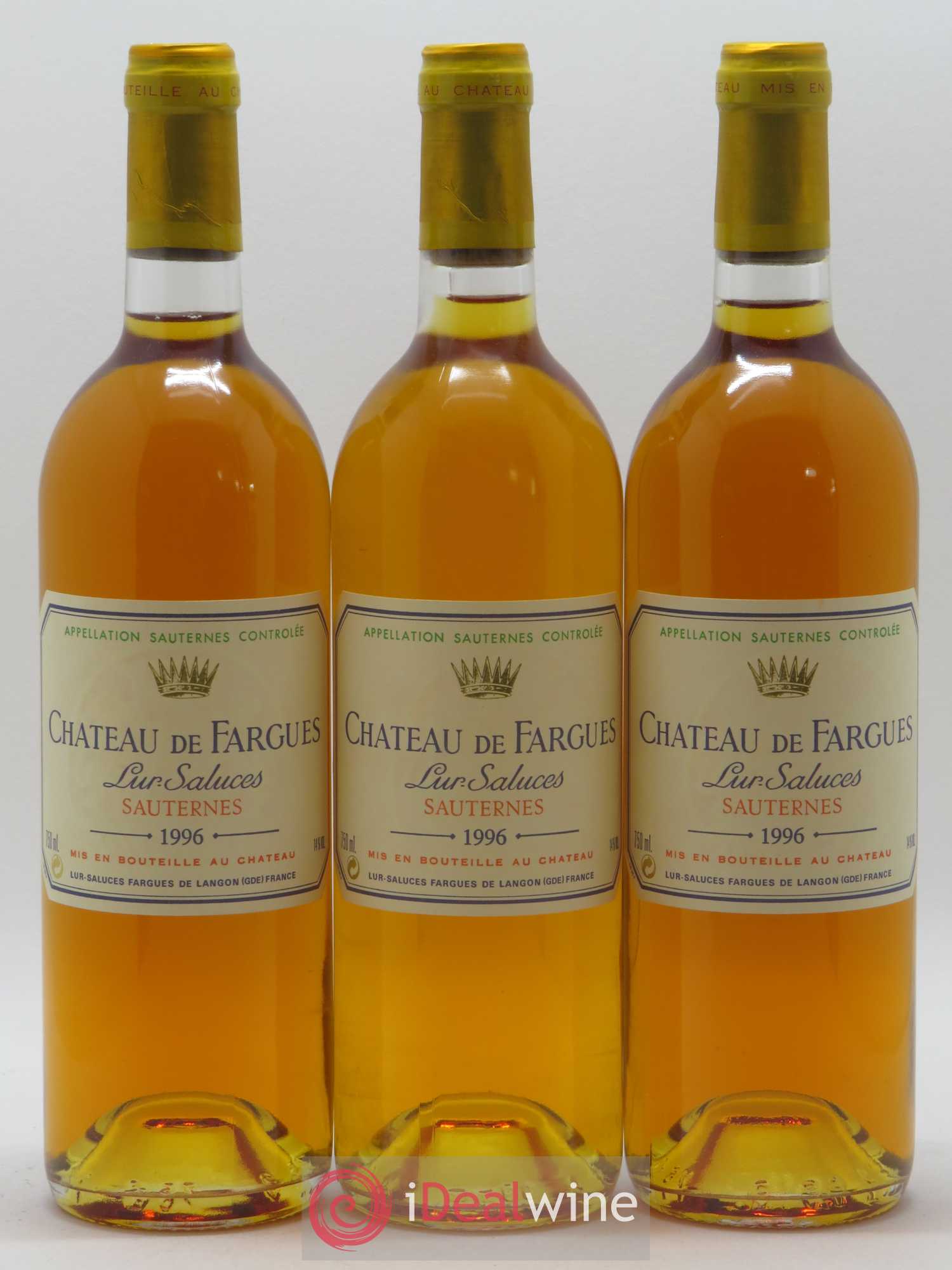Château de Fargues 1996 - Lotto di 12 bottiglie - 1
