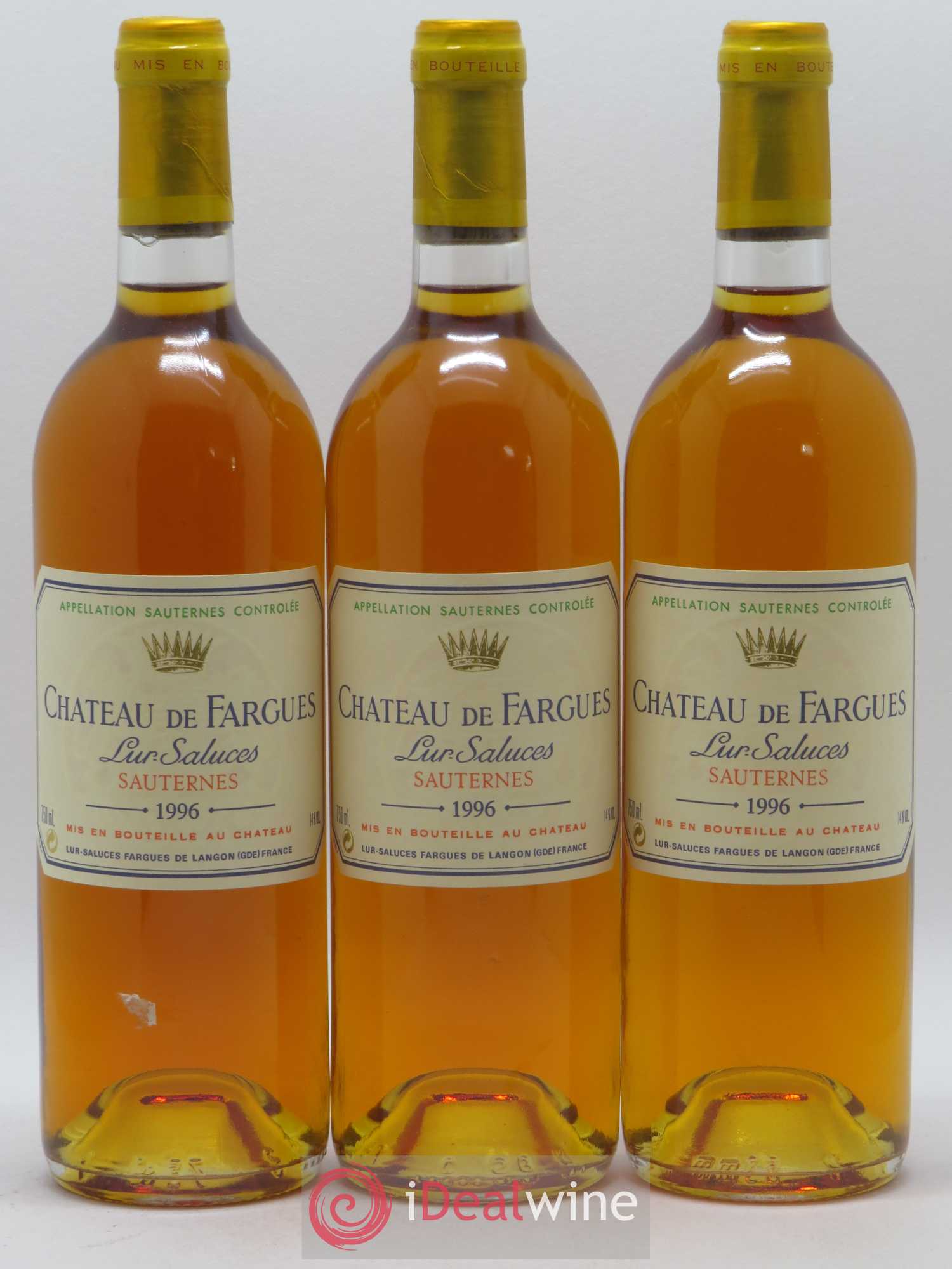 Château de Fargues 1996 - Lotto di 12 bottiglie - 1
