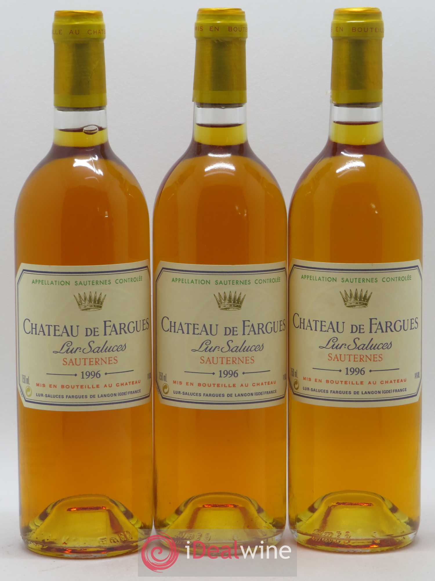 Château de Fargues 1996 - Lotto di 12 bottiglie - 3