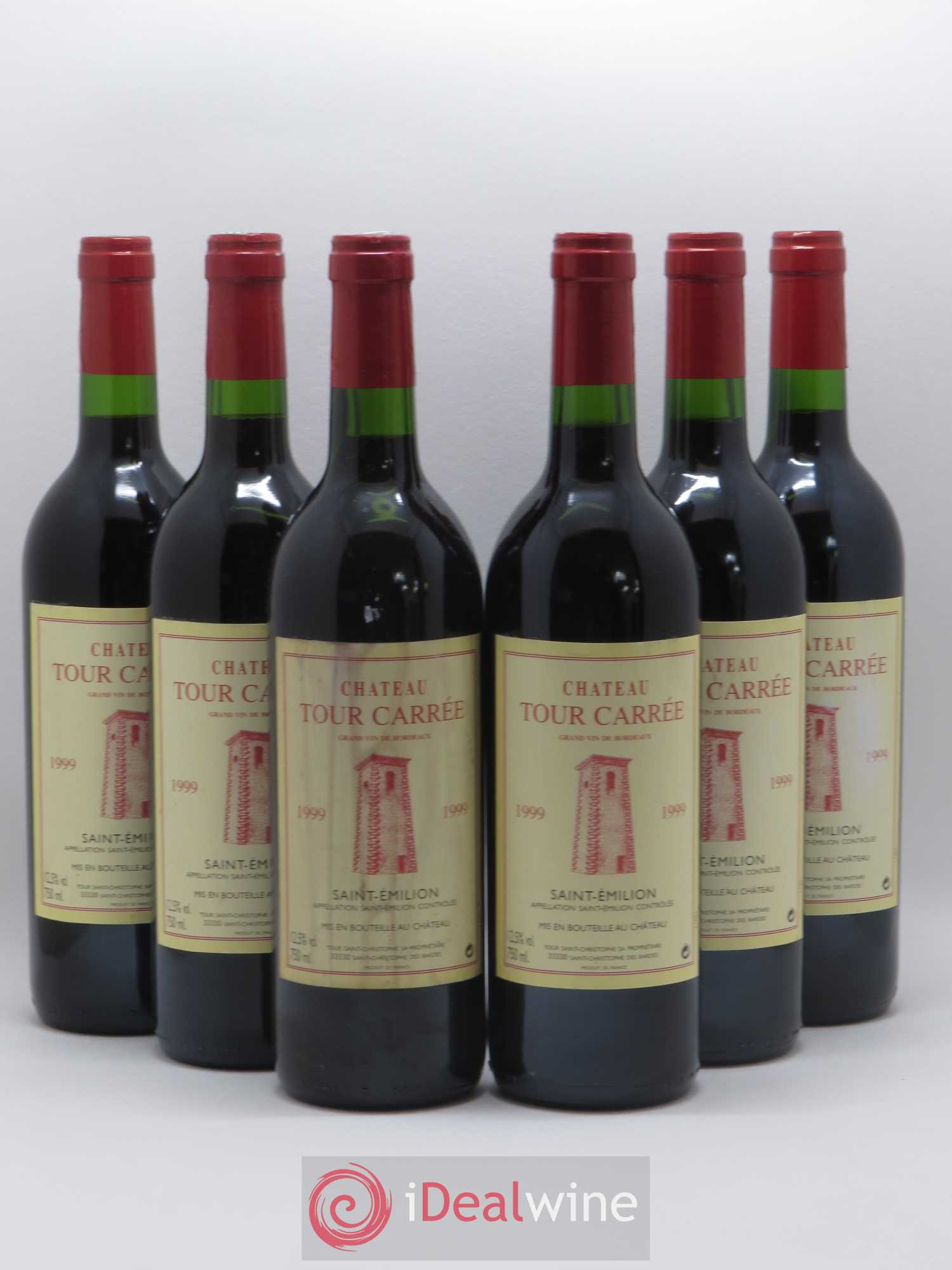Saint-Émilion Tour Carree 1999 - Posten von 6 Flaschen - 0