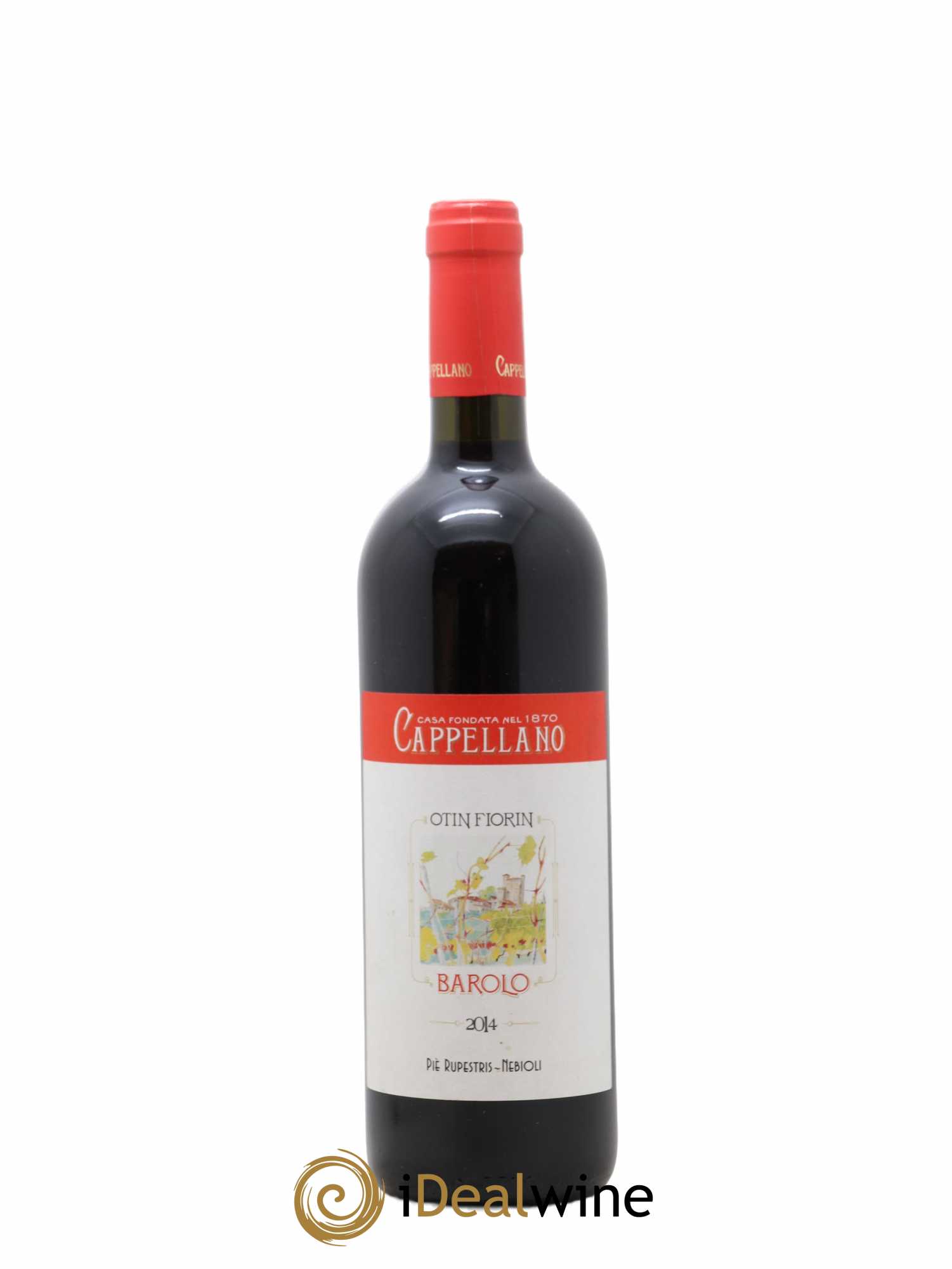 Barolo DOCG Pie Rupestris Cappellano 2014 - Lot de 1 bouteille - 0