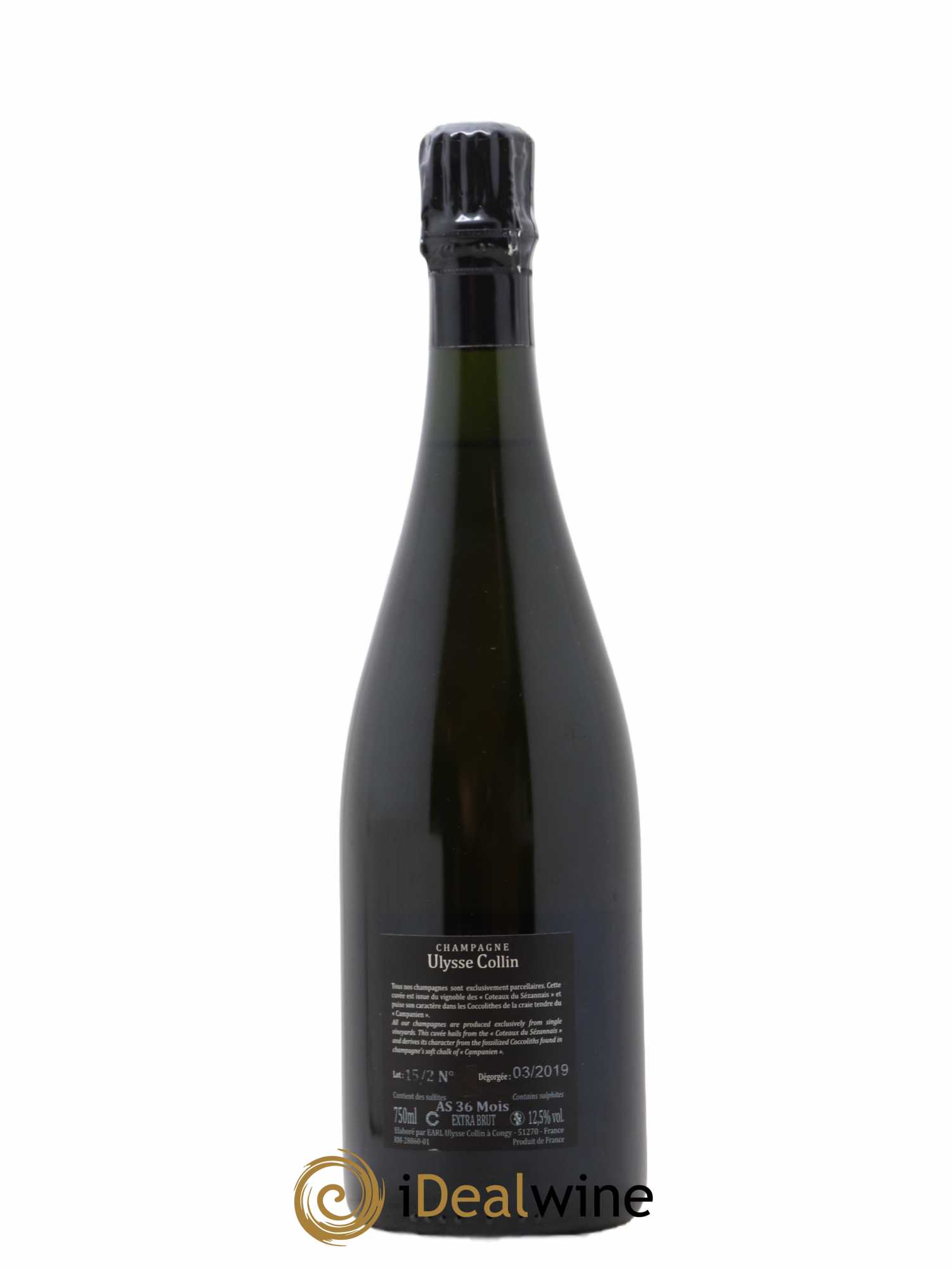 Les Maillons Blanc de Noirs Extra-Brut Ulysse Collin - Lot de 1 bouteille - 1
