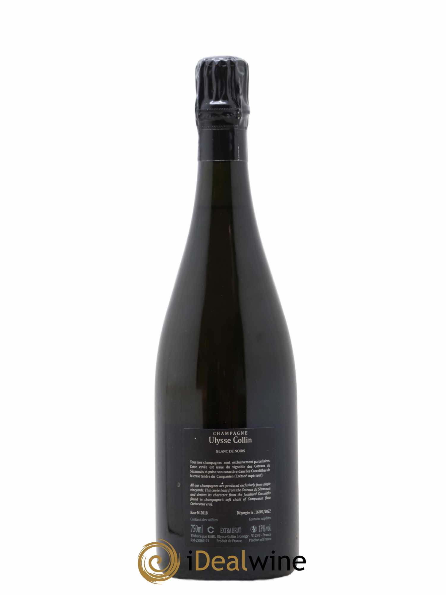 Les Maillons Blanc de Noirs Extra-Brut Ulysse Collin - Lot de 1 bouteille - 1