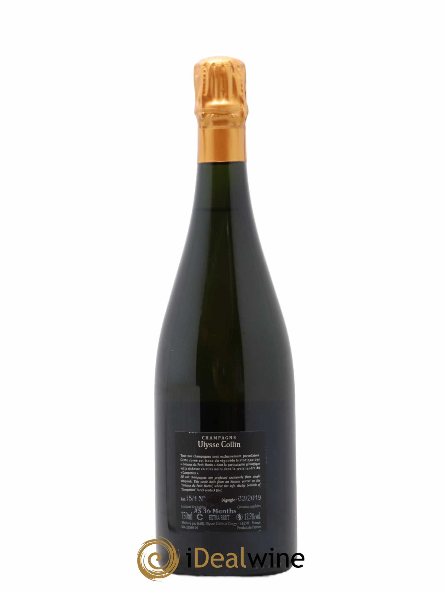 Les Pierrières Blancs de Blancs Extra-Brut Ulysse Collin - Lot de 1 bouteille - 1