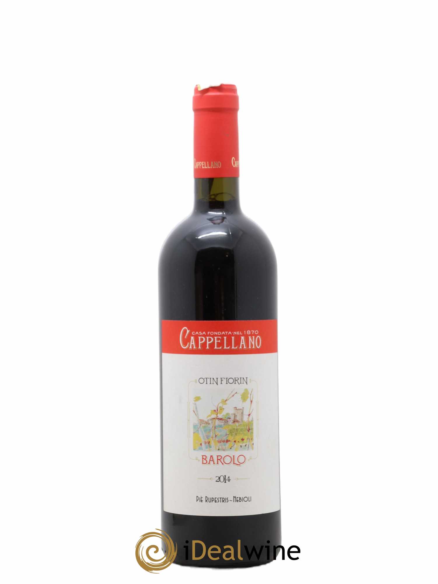 Barolo DOCG Pie Rupestris Cappellano 2014 - Lot de 1 bouteille - 0