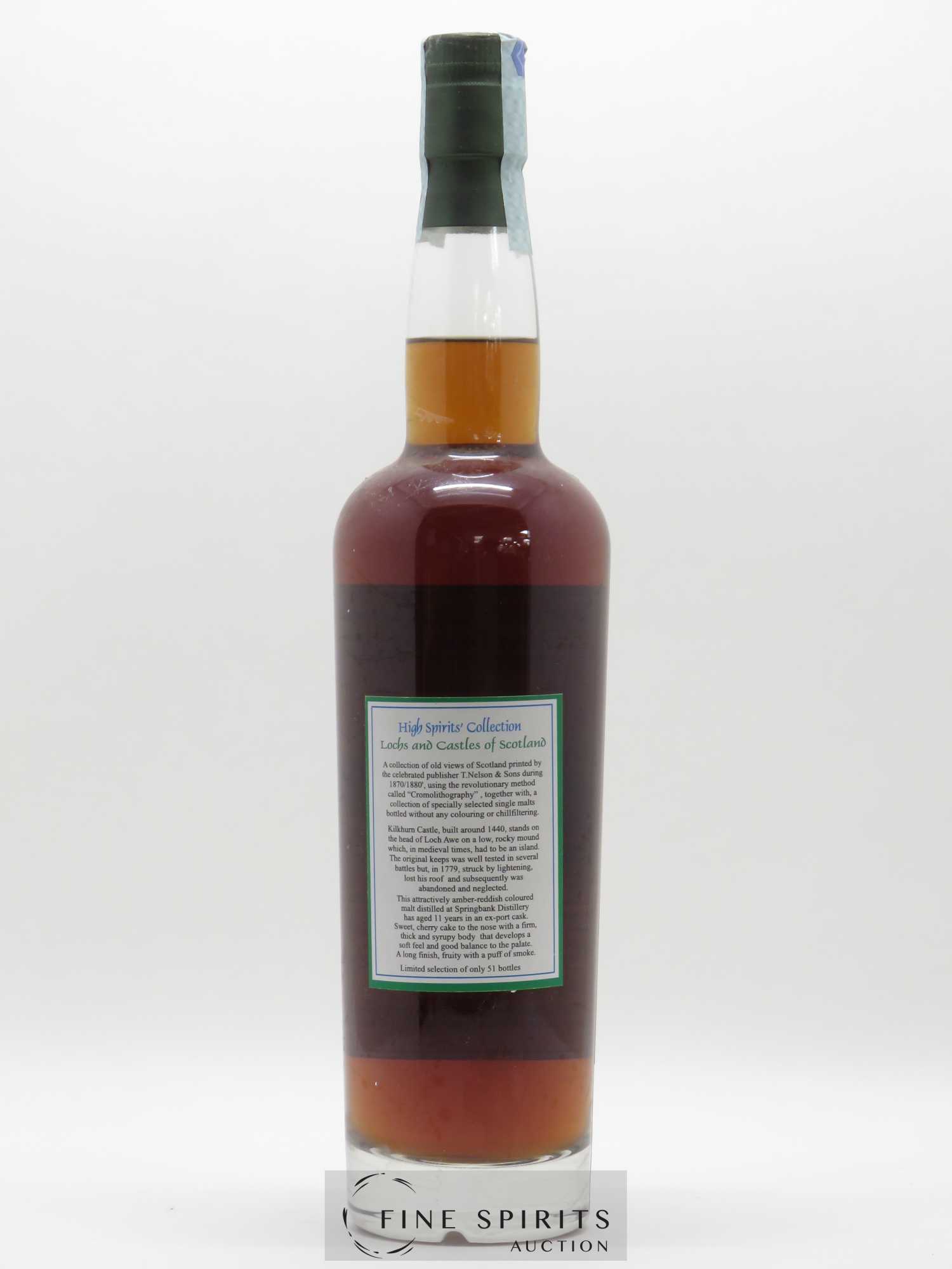 Springbank 11 years 1995 Of. Lochs and Castles One of 51 bottles - bottled 2007 High Spirit's Collection - Lot de 1 bouteille - 1