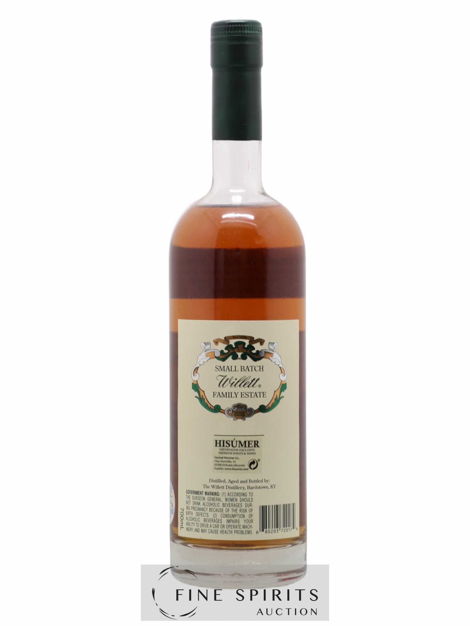 Willett 4 years Of. Small Batch Rare Release - Lot de 1 bouteille - 1