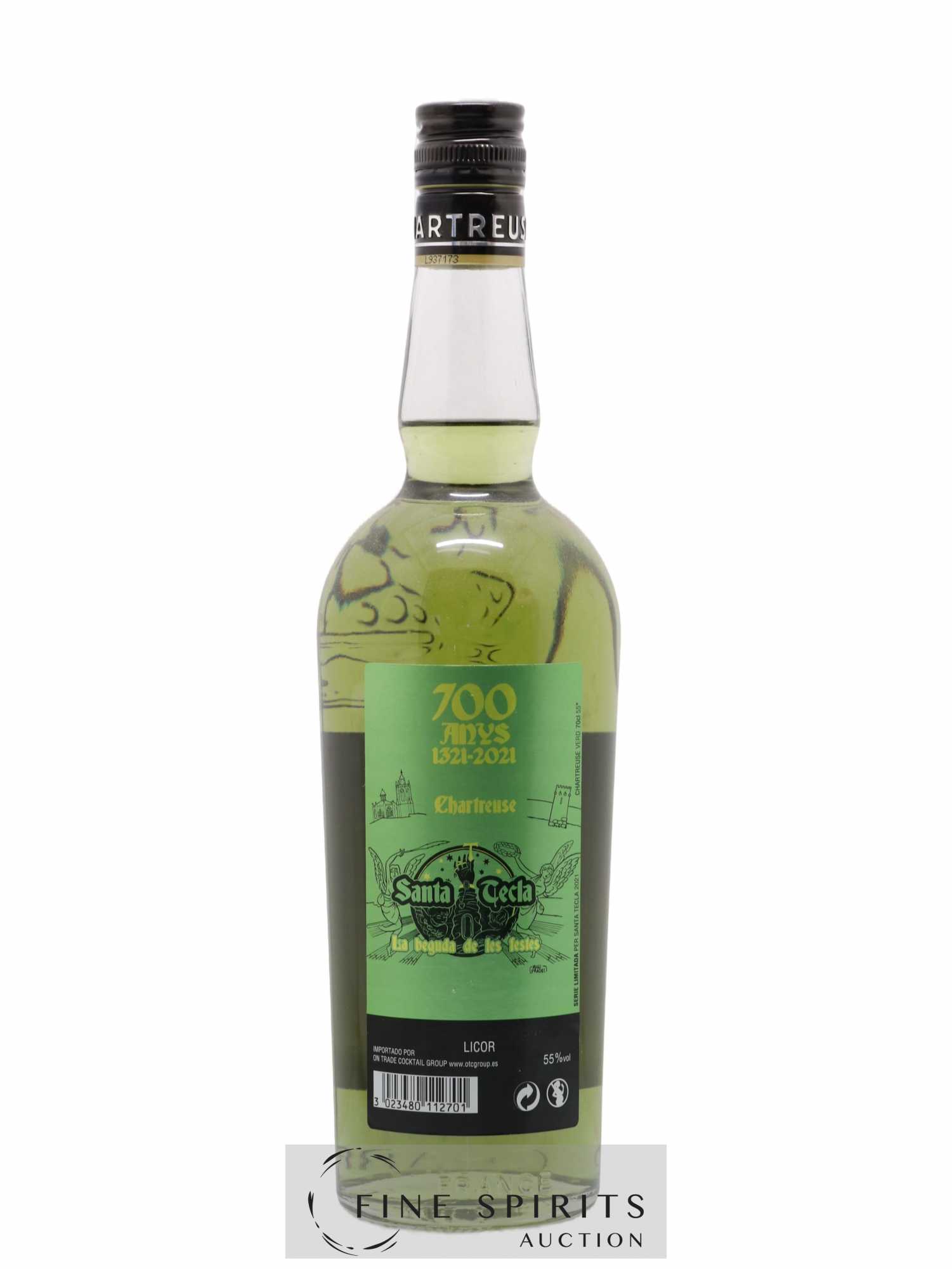 Chartreuse Of. Verte Santa Tecla 2021 On Trade Cocktail Group Serie Limitada - Lot de 1 bouteille - 1