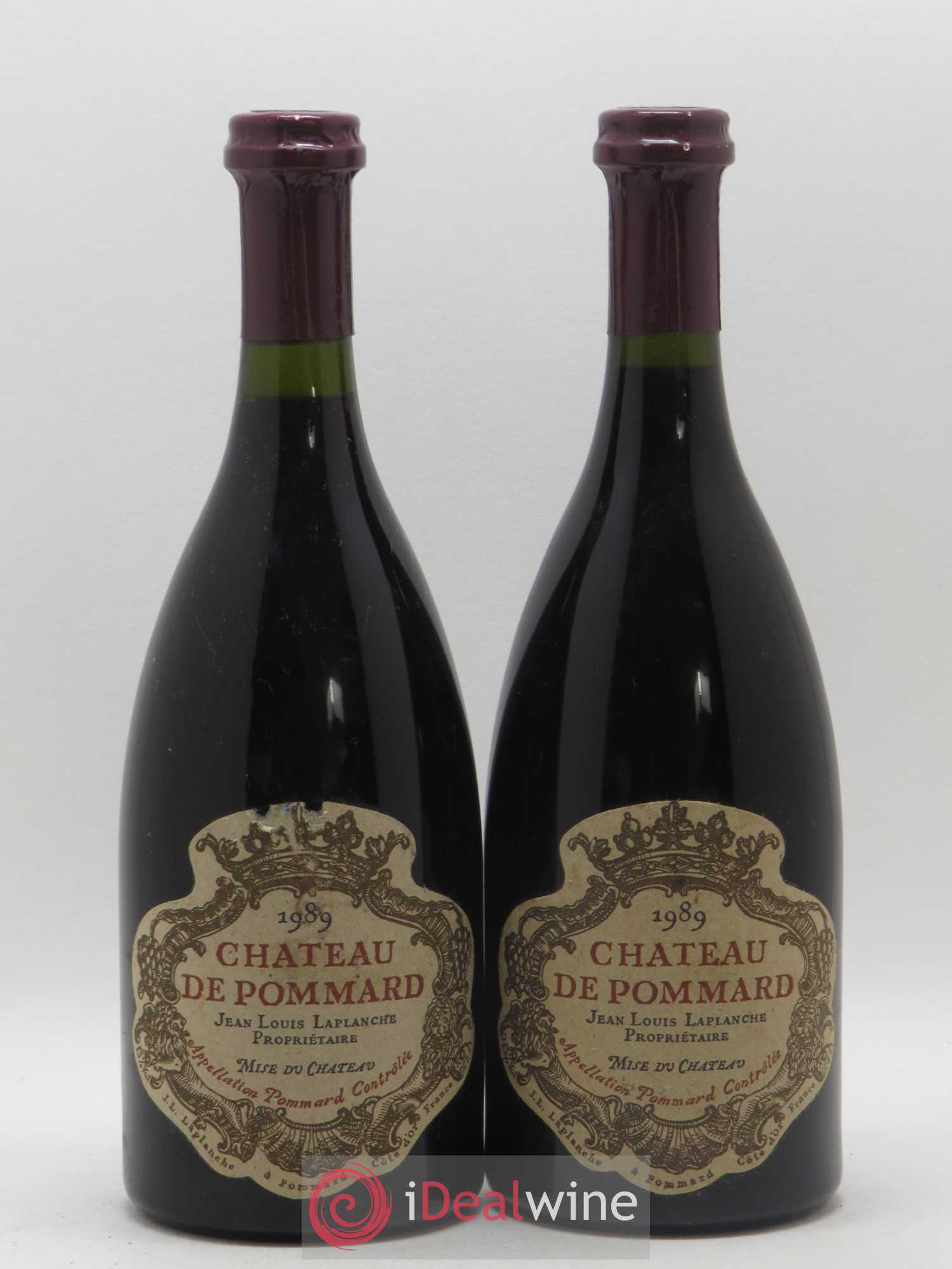 Pommard Château de Pommard 1989 - Lot de 2 bouteilles - 0