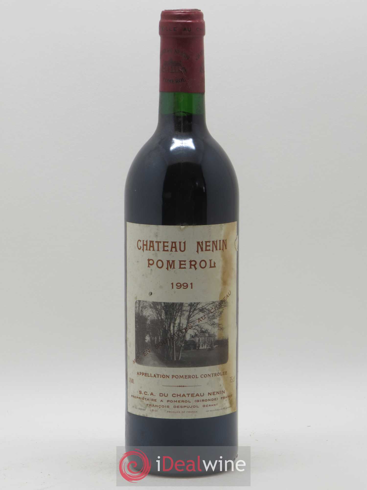 Château Nenin 1991 - Lot de 1 bouteille - 0