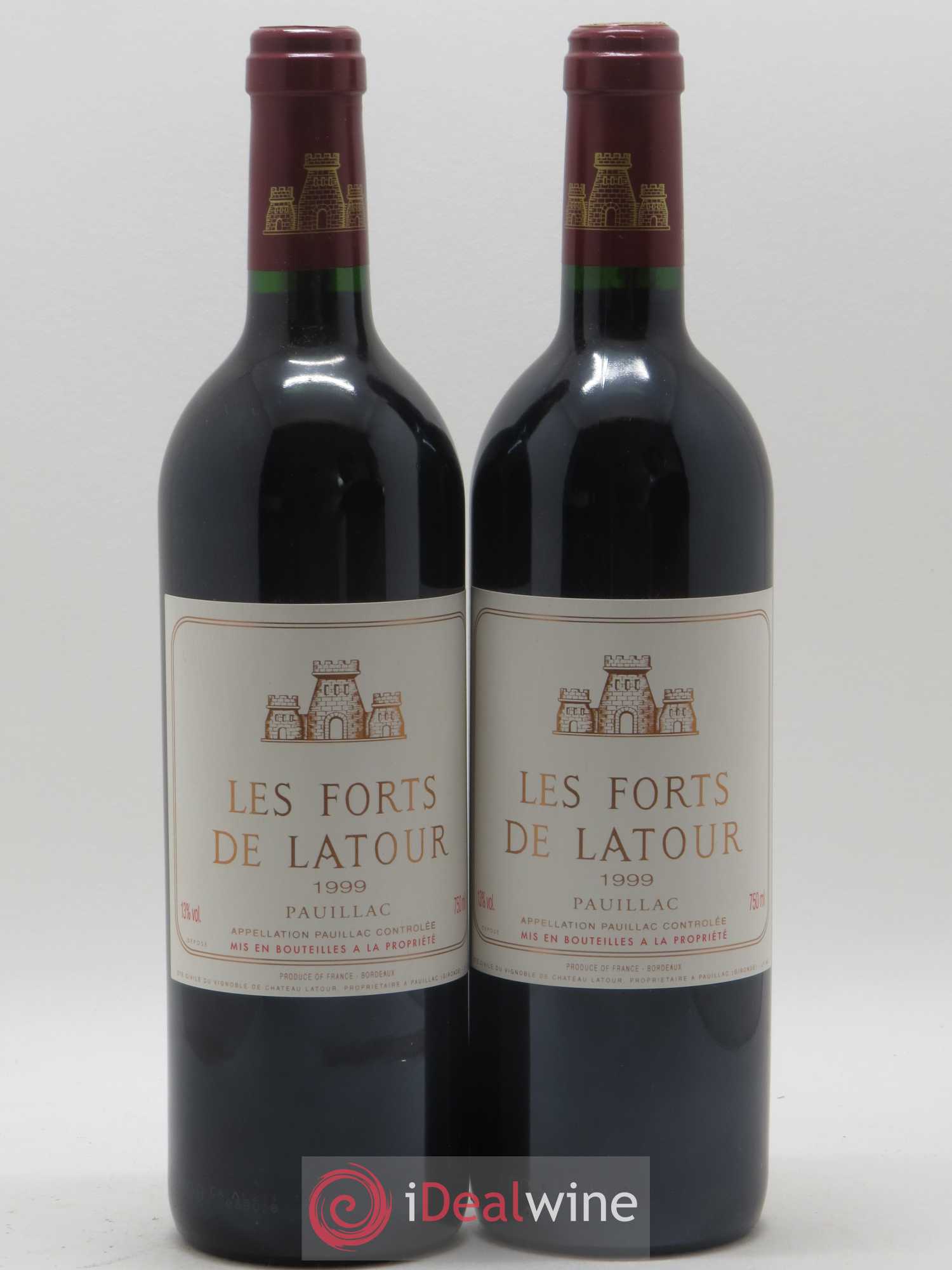 Les Forts de Latour Second Vin 1999 - Lot de 2 bouteilles - 0