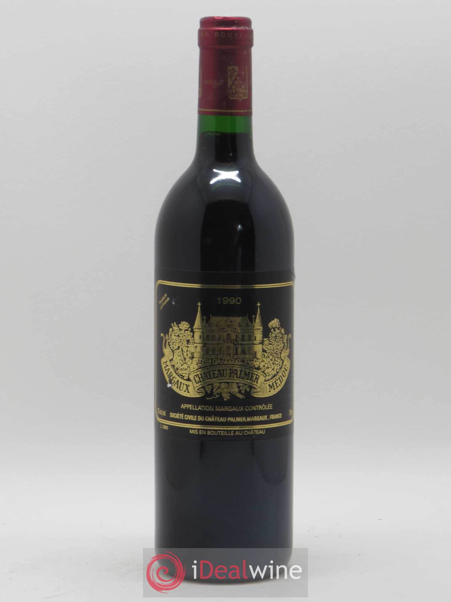Château Palmer 3ème Grand Cru Classé 1990 - Lot de 1 bouteille - 0