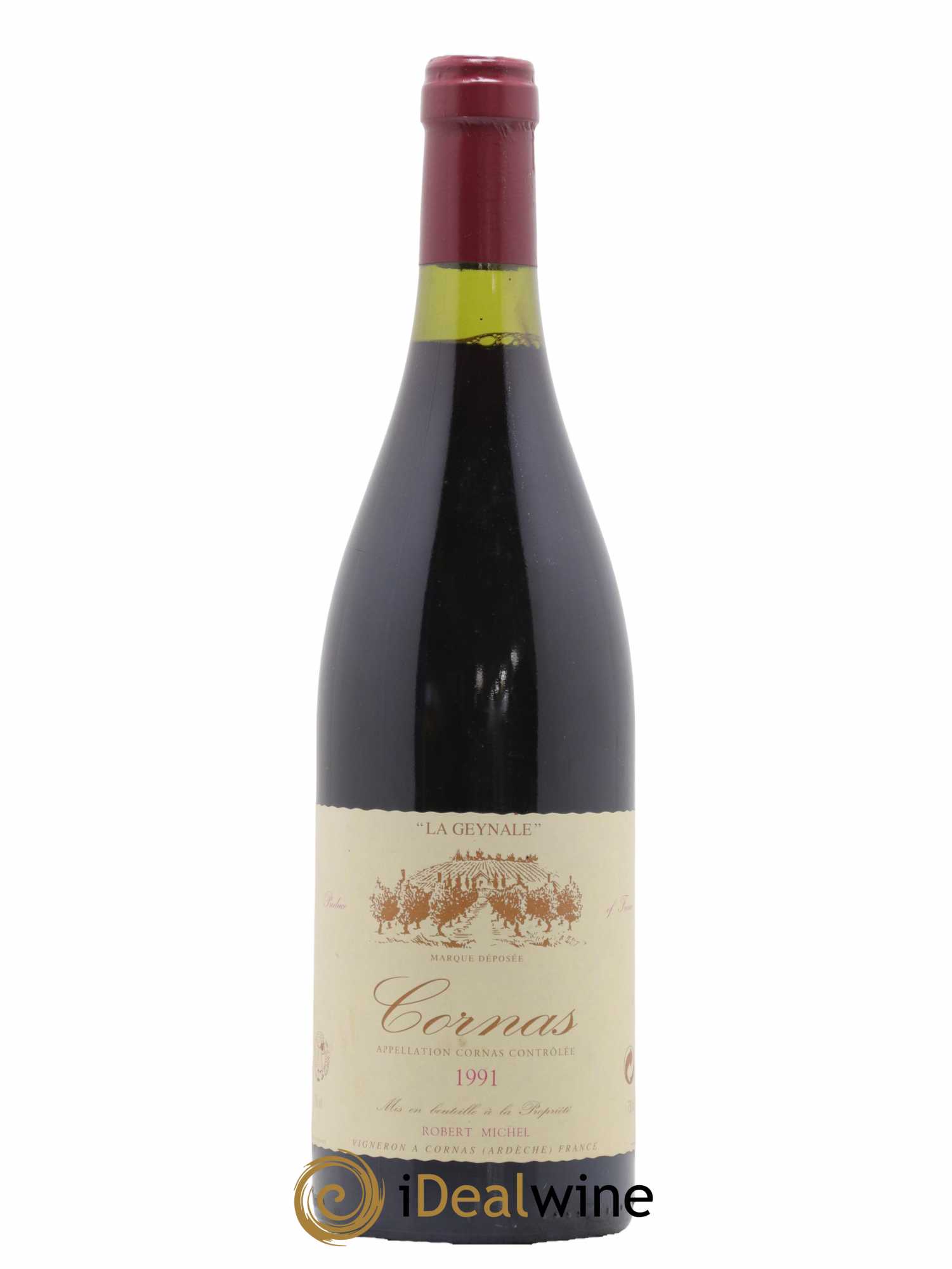 Cornas La Geynale Robert Michel 1991 - Lot de 1 bouteille - 0