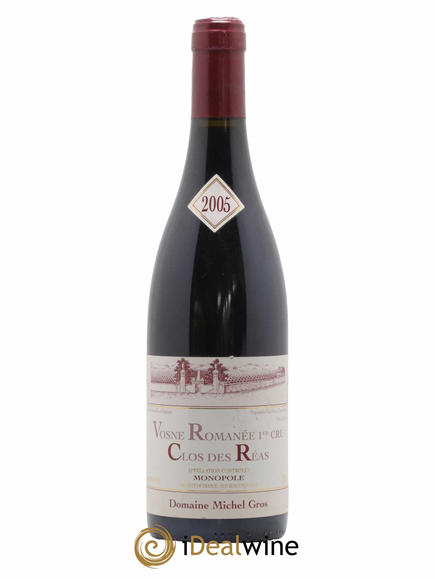 Vosne-Romanée 1er Cru Clos des Réas Michel Gros 2005 - Lot de 1 bouteille - 0