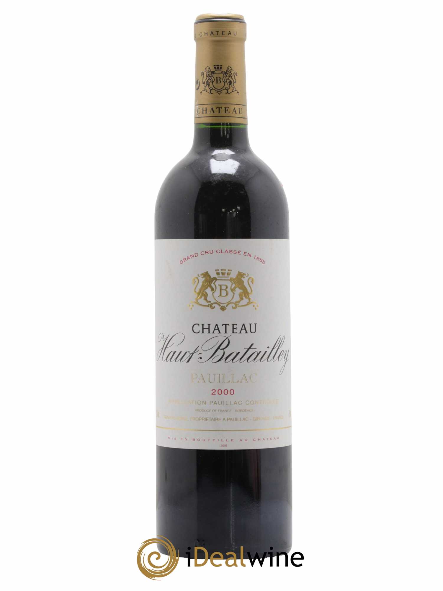 Château Haut Batailley 5ème Grand Cru Classé 2000 - Lot de 1 bouteille - 0
