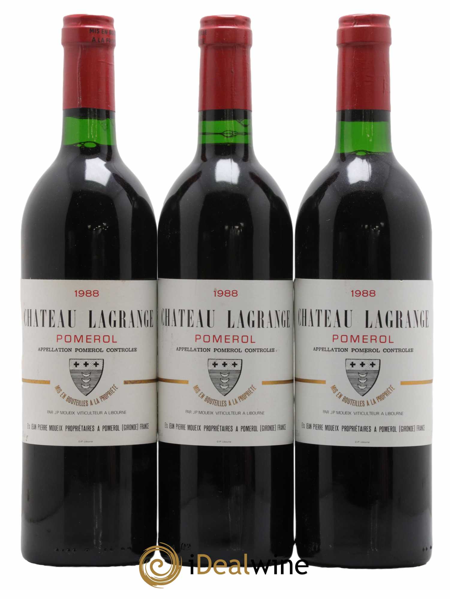 Château Lagrange 3ème Grand Cru Classé 1988 - Lot de 3 bouteilles - 0
