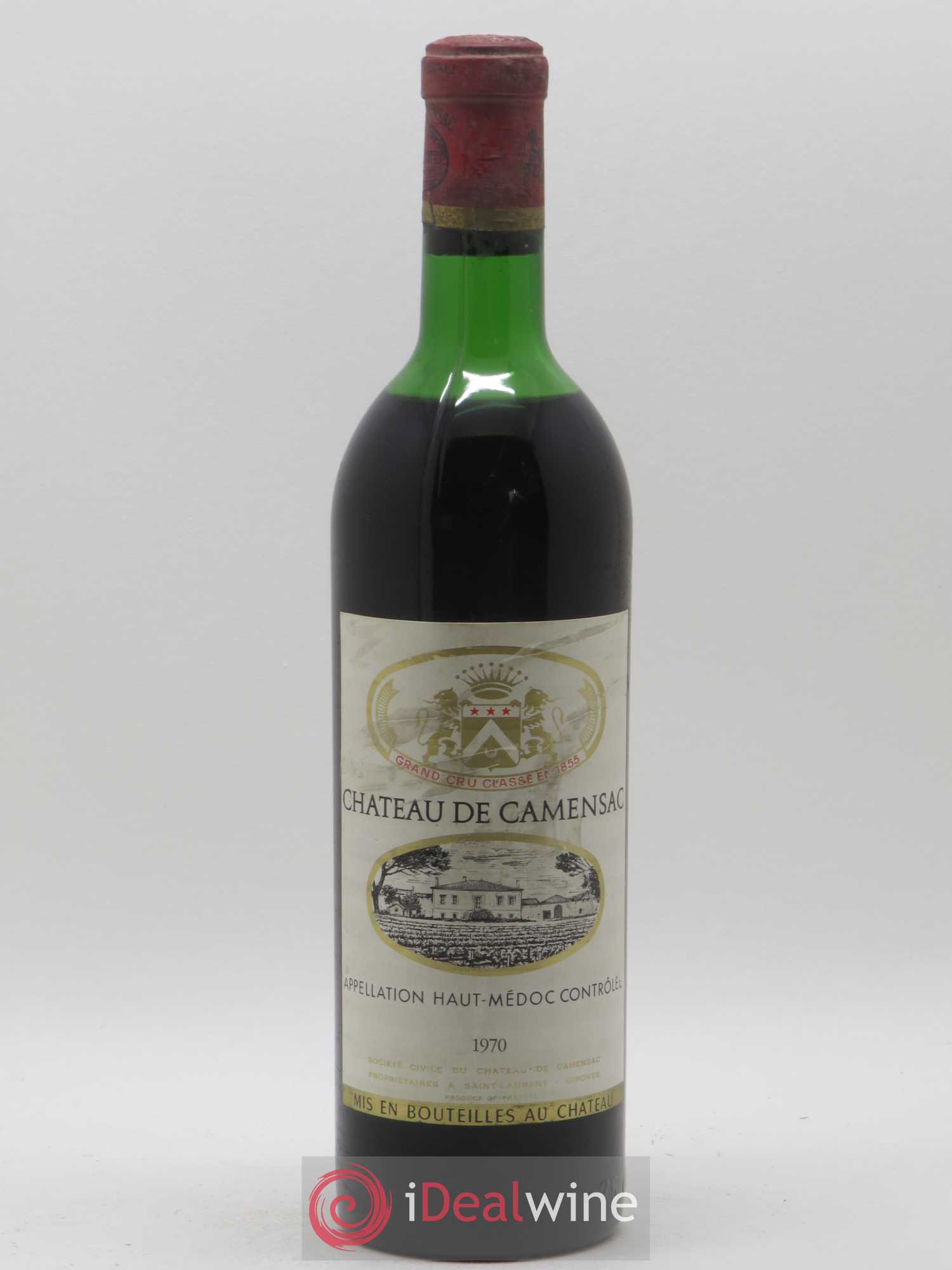 Château Camensac 5ème Grand Cru Classé 1970 - Lot de 1 bouteille - 0