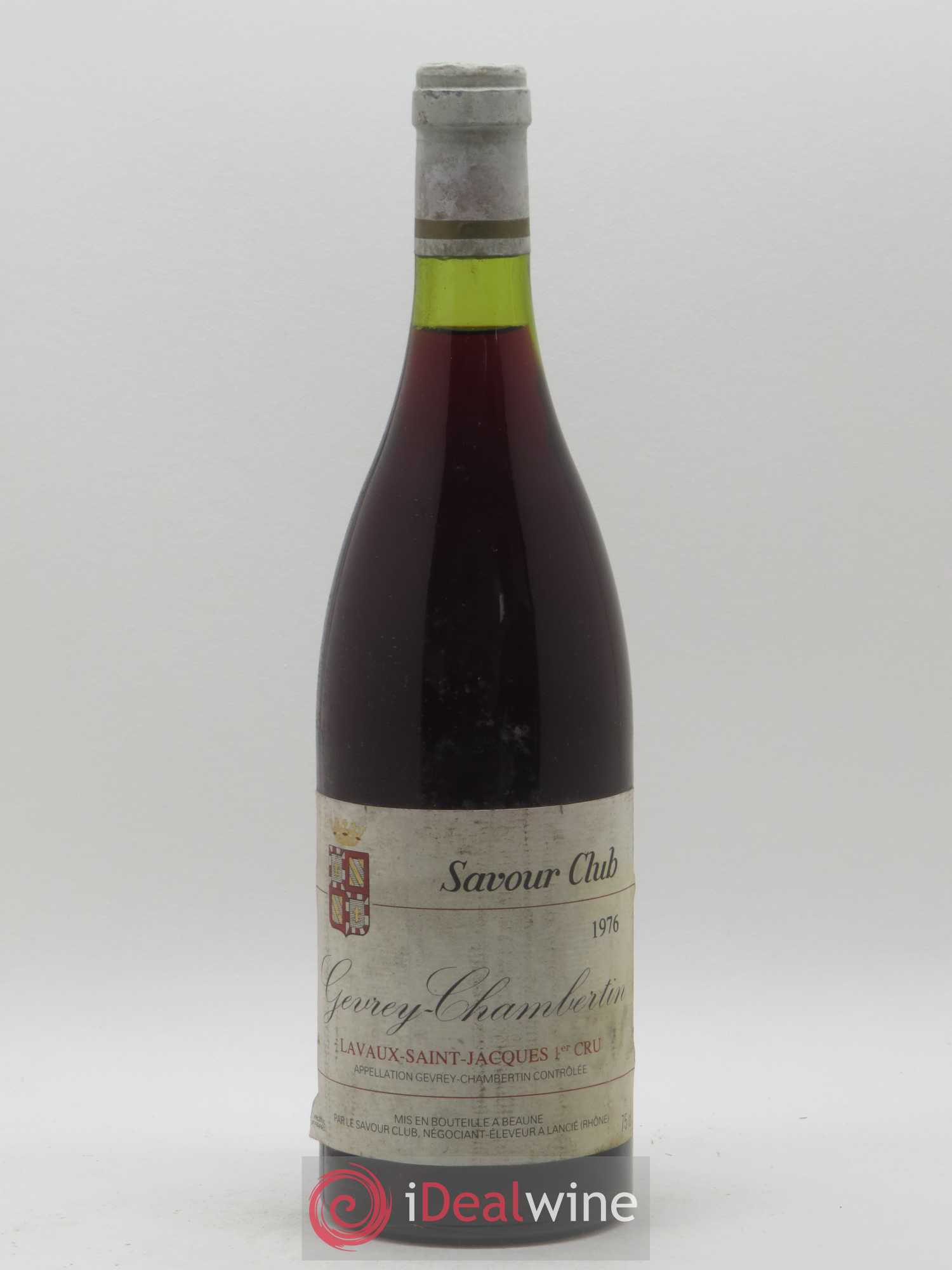 Gevrey-Chambertin 1er Cru Lavaux Saint Jacques Savour Club 1976 - Posten von 1 Flasche - 0