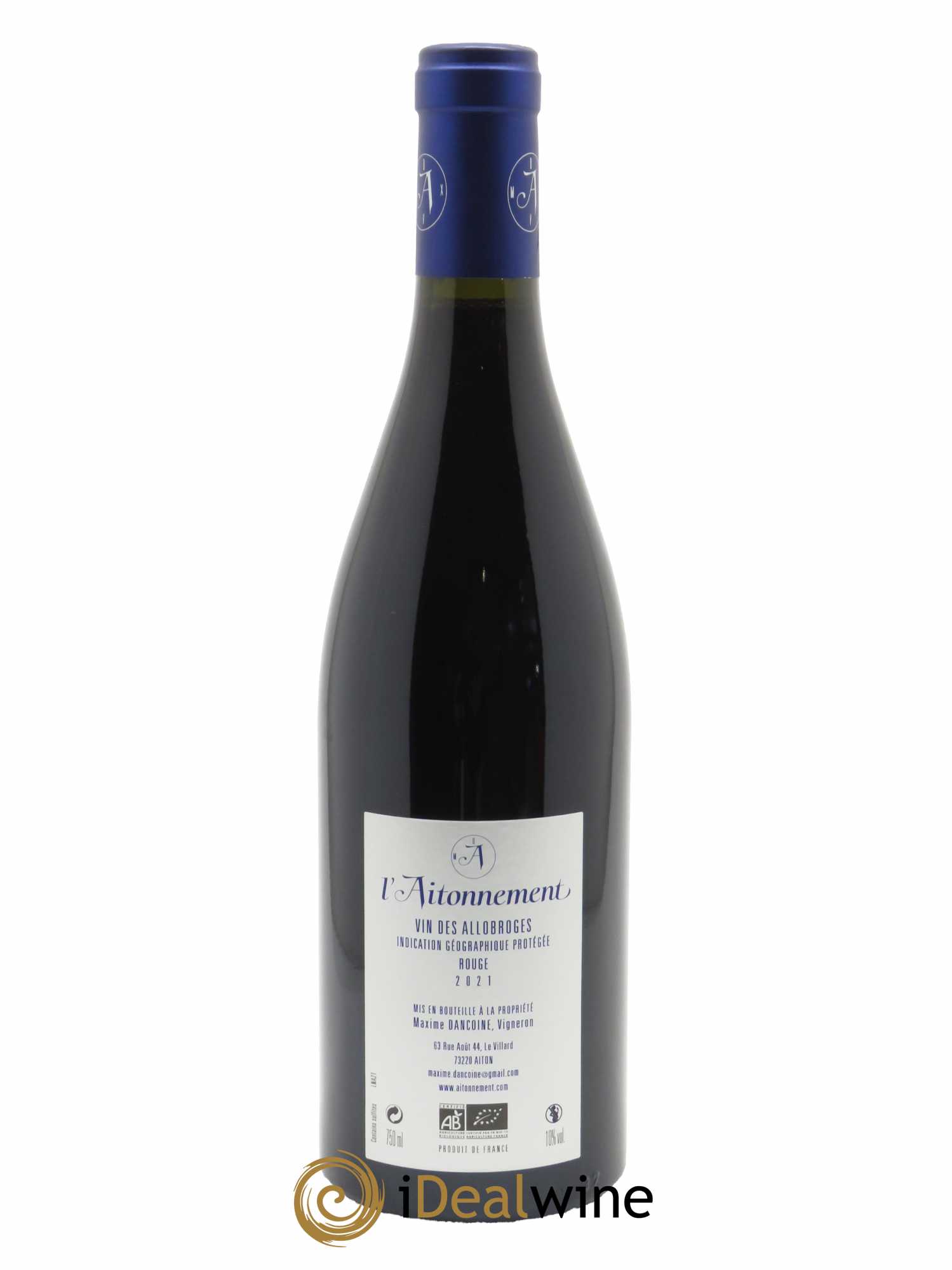 Vin des Allobroges Nebula L'Aitonnement - Maxime Dancoine 2021 - Lot of 1 bottle - 1