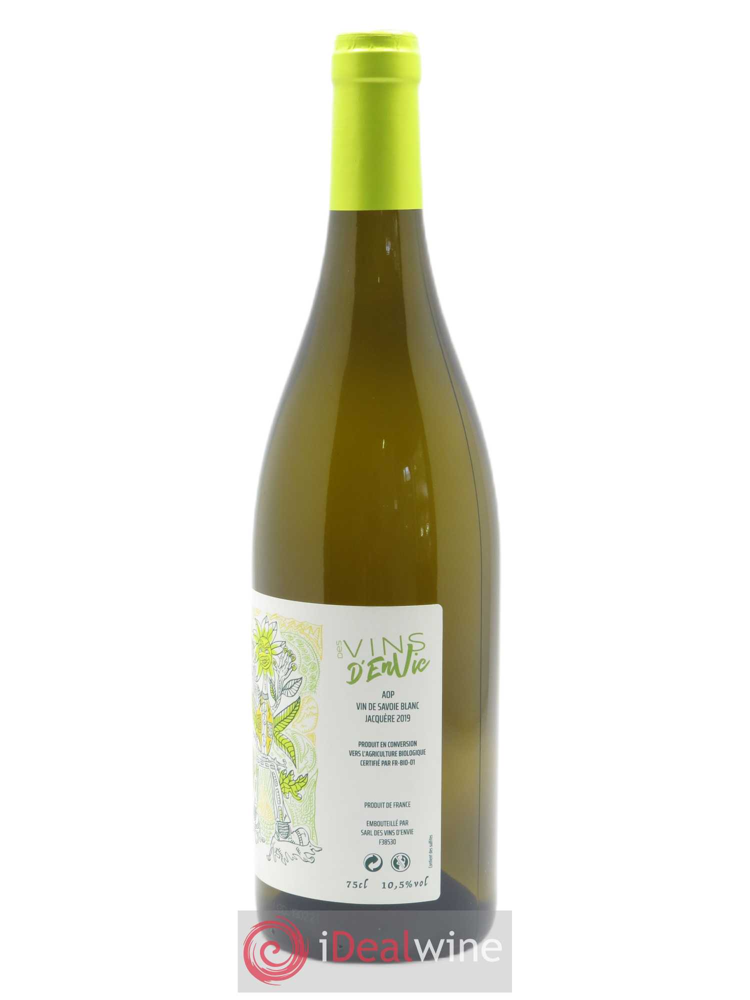 Vin de France La Grande Jacquère Des vins d'enVie - Maxime Dancoine 2019 - Lot de 1 bouteille - 1
