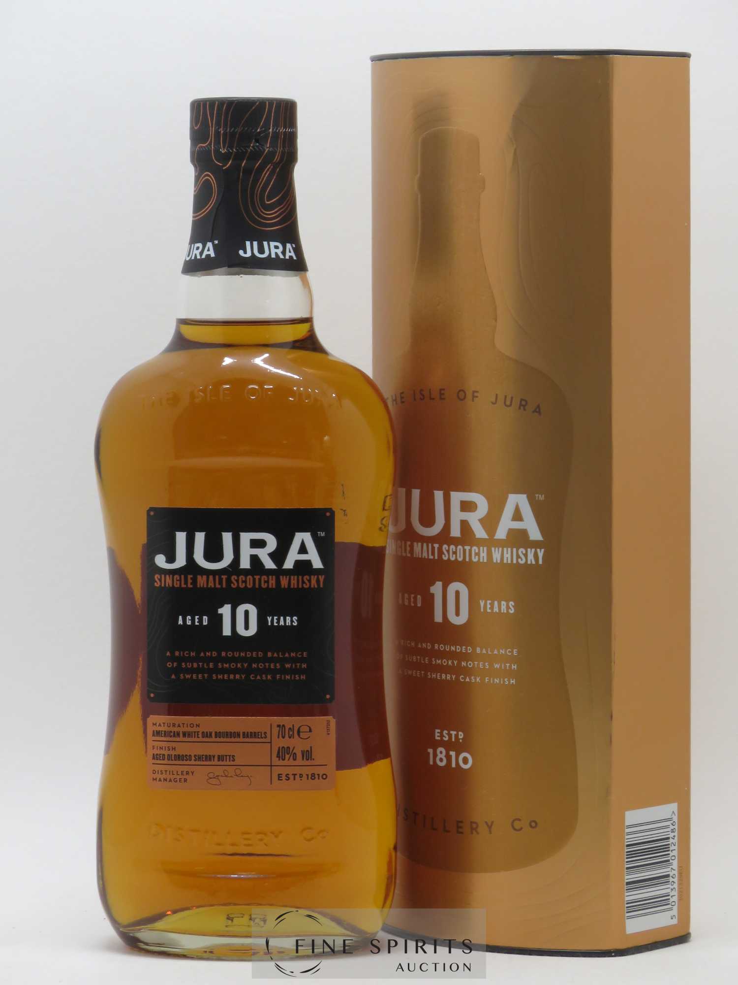 Jura 10 years Of. Sherry Cask Finish - Lot de 1 bouteille - 0