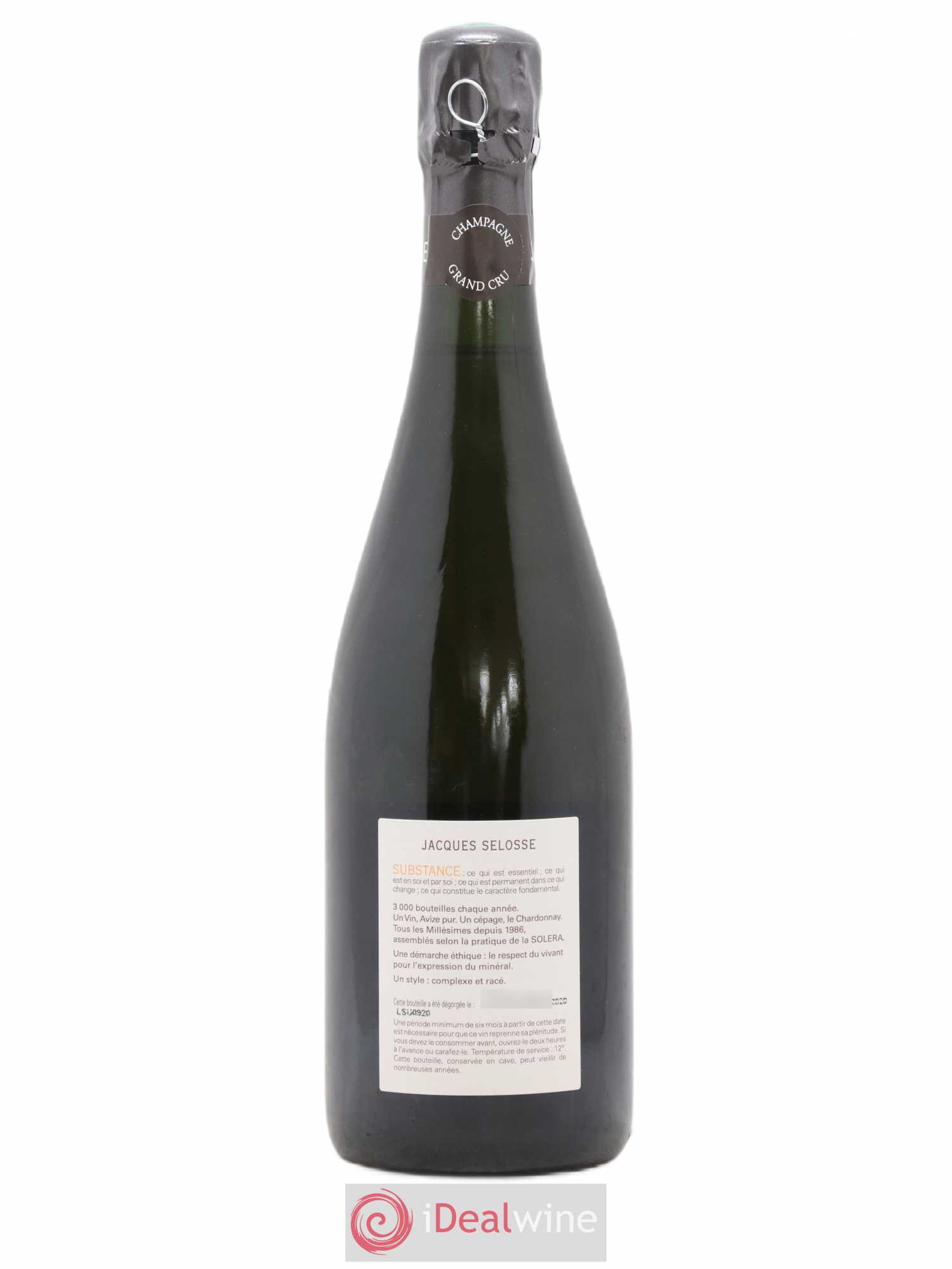 Substance Jacques Selosse - Lot de 1 bouteille - 1