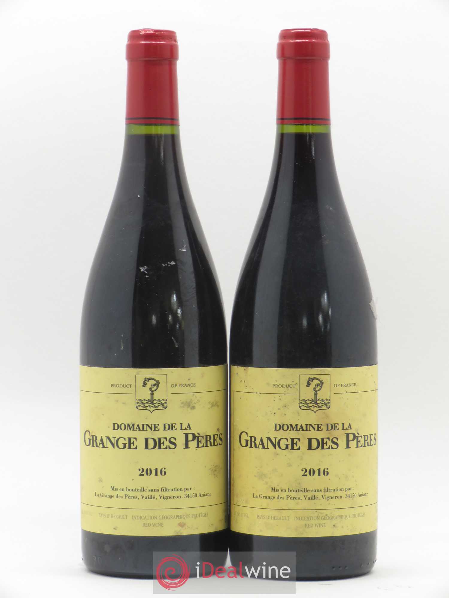Pays d'Hérault Grange des Pères Laurent Vaillé 2016 - Lot de 2 bouteilles - 0