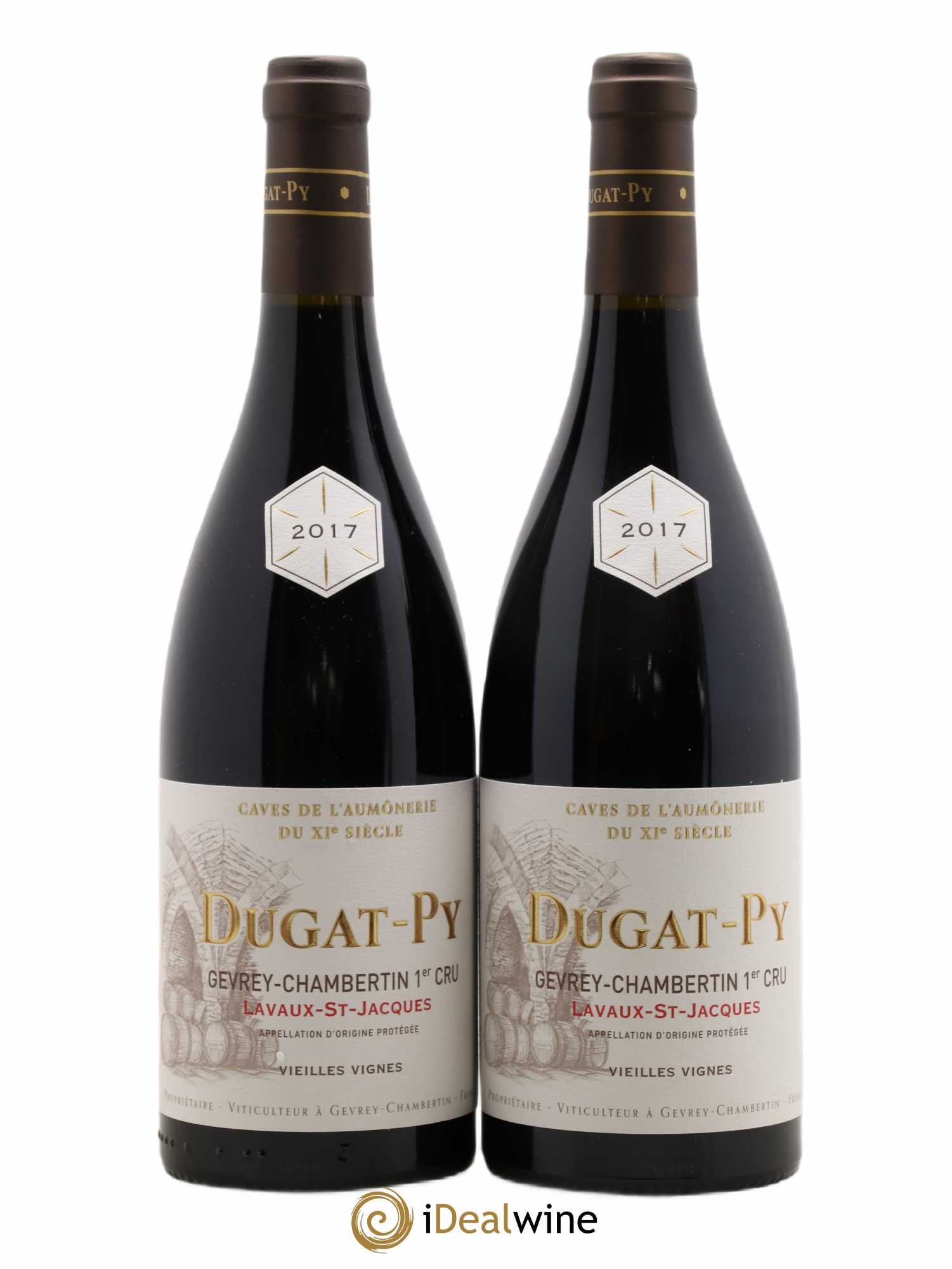 Gevrey-Chambertin 1er Cru Lavaux Saint Jacques Dugat-Py 2017 - Lot de 2 bouteilles - 0