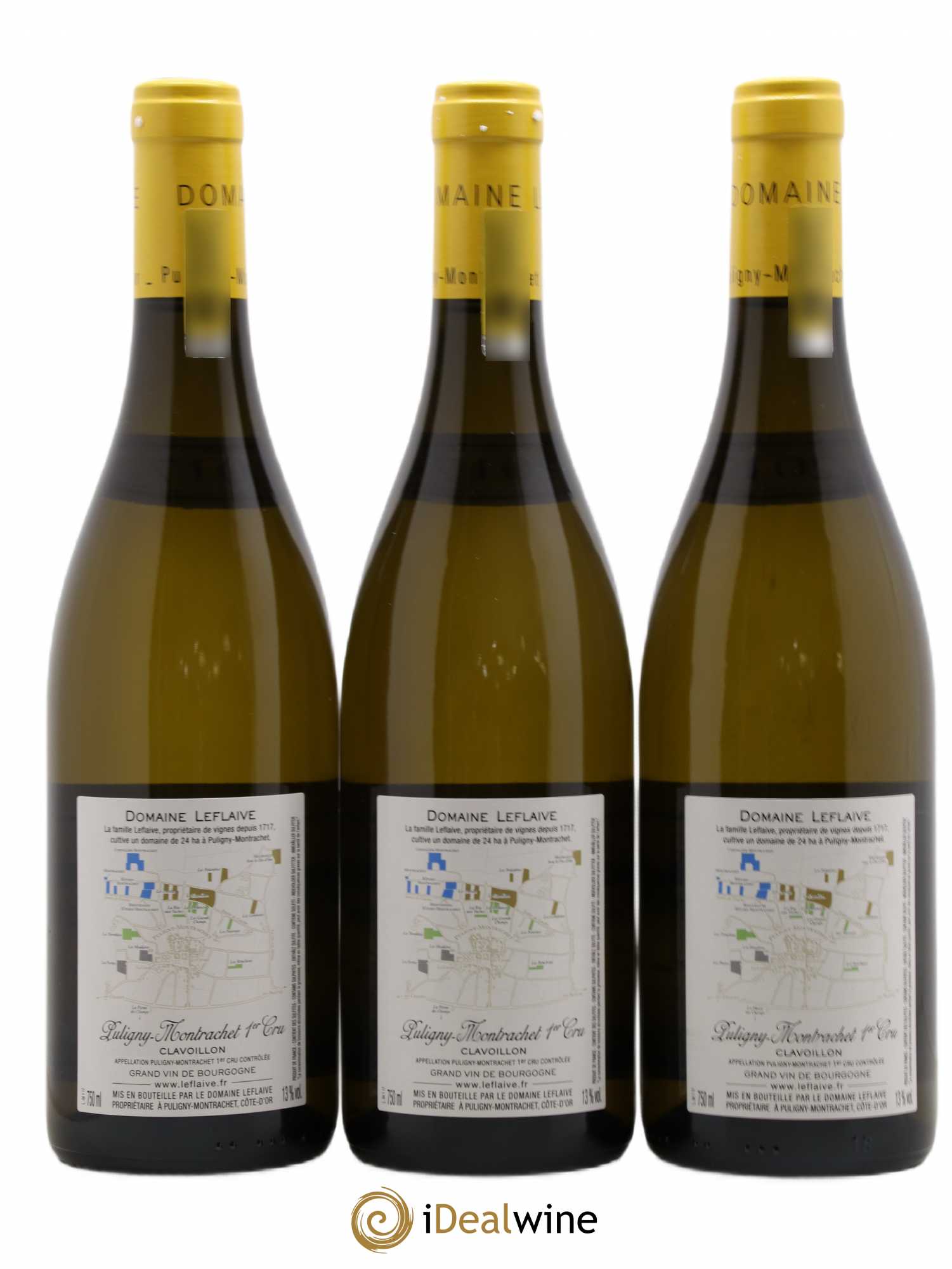 Puligny-Montrachet 1er Cru Clavoillon Leflaive (Domaine) 2017 - Lot de 3 bouteilles - 1