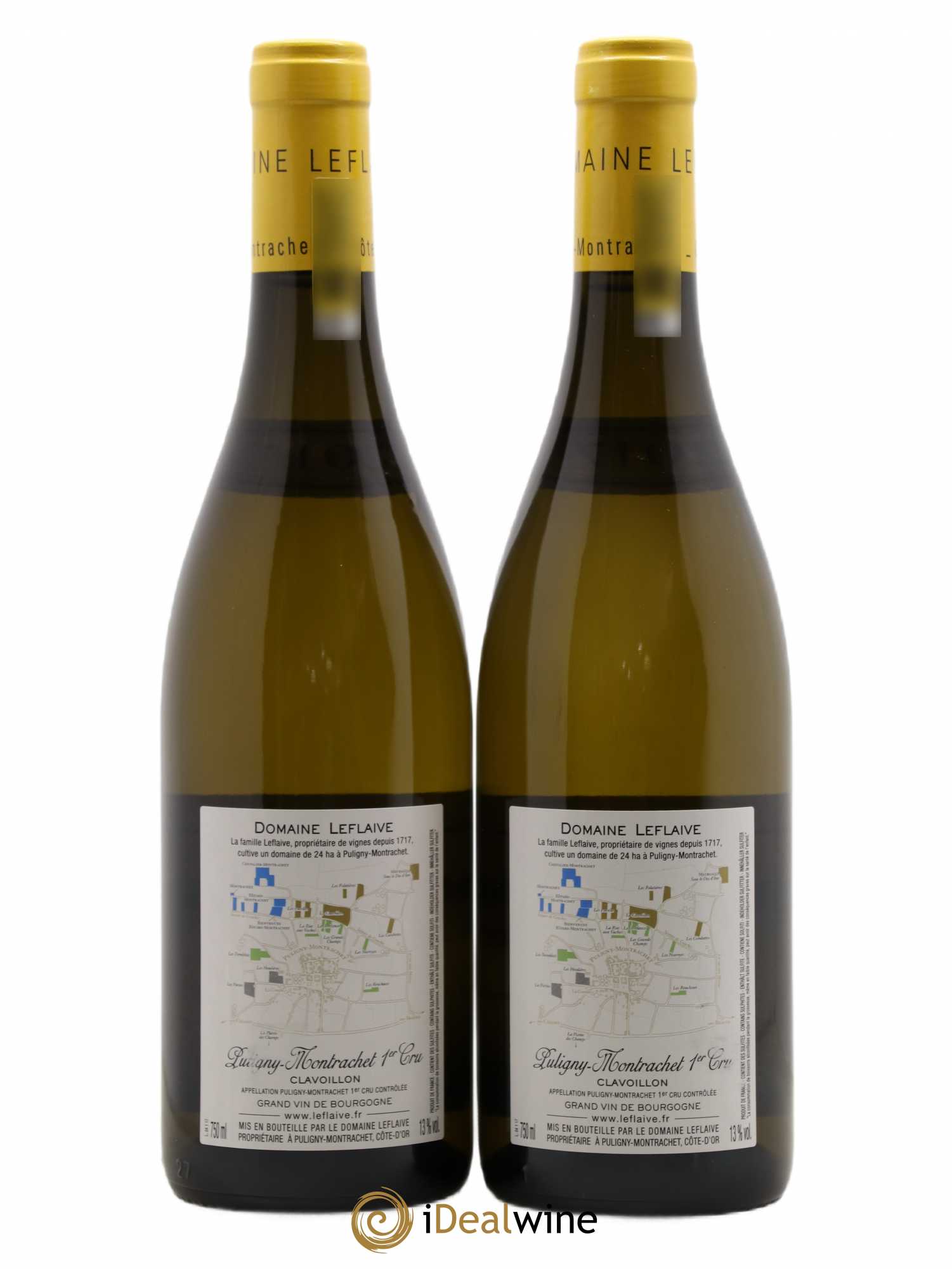 Puligny-Montrachet 1er Cru Clavoillon Leflaive (Domaine) 2017 - Lot de 2 bouteilles - 1