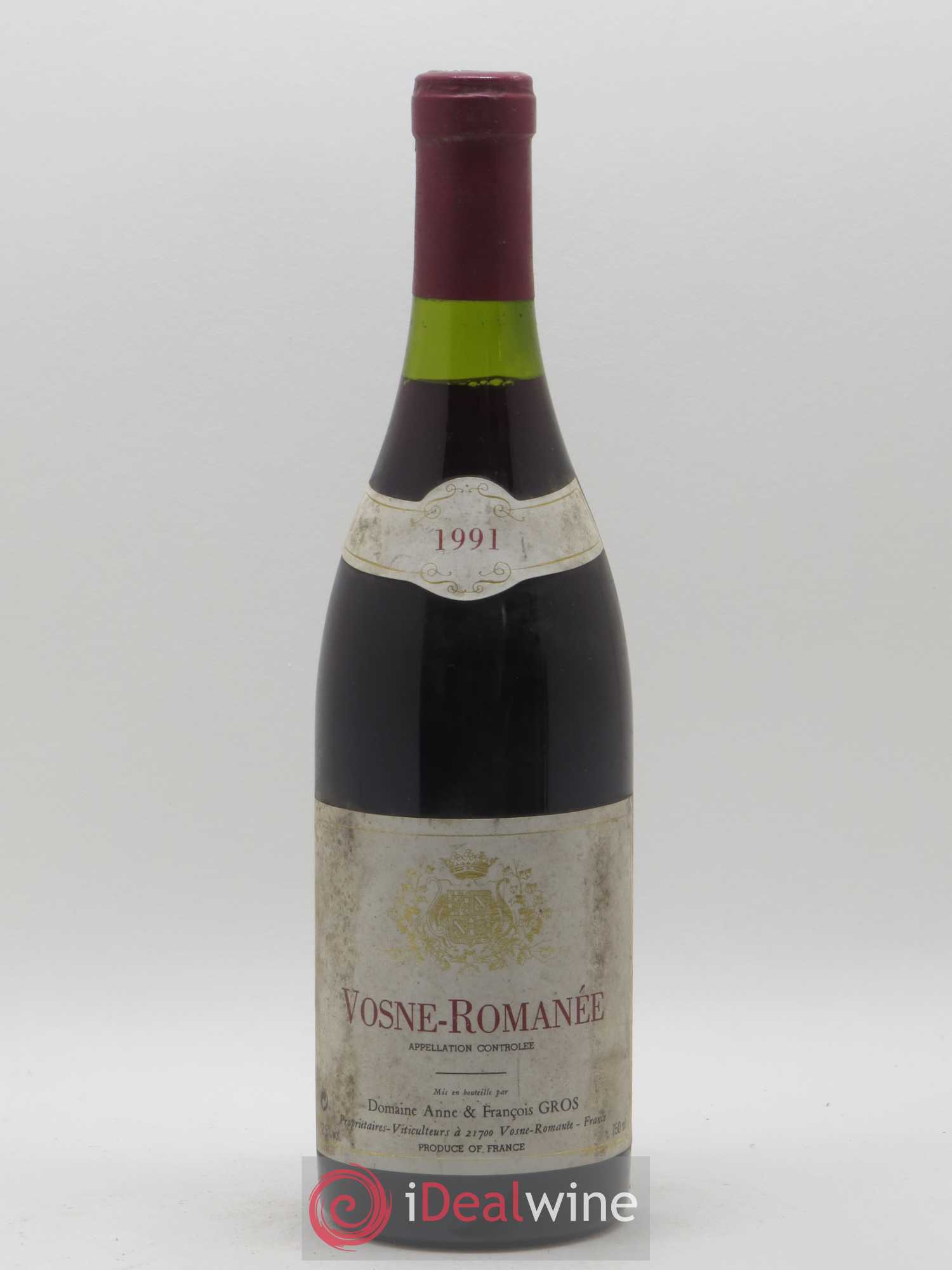 Vosne-Romanée Anne Gros 1991 - Lot de 1 bouteille - 0