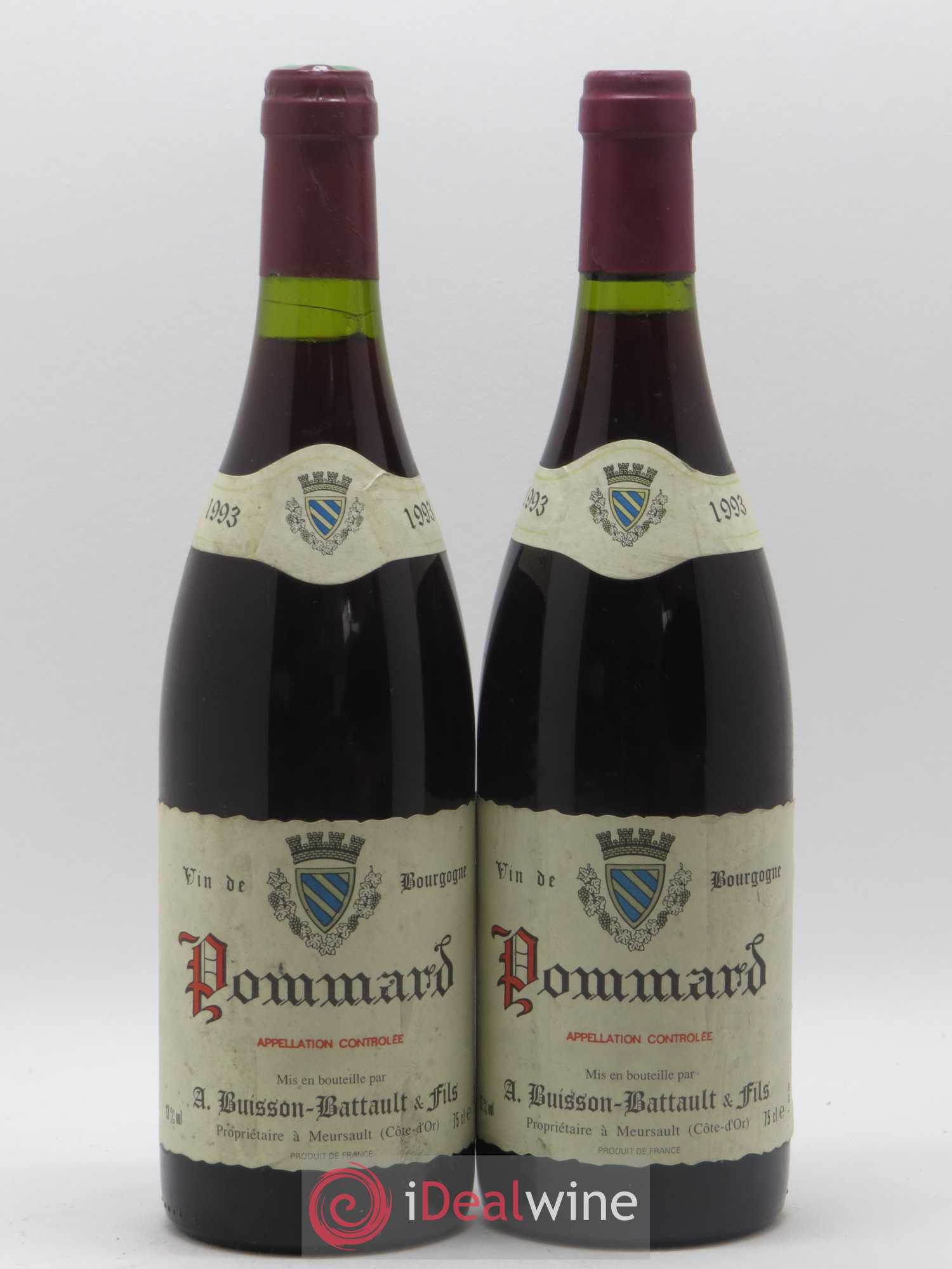 Pommard Buisson Battault 1993 - Posten von 2 Flaschen - 0