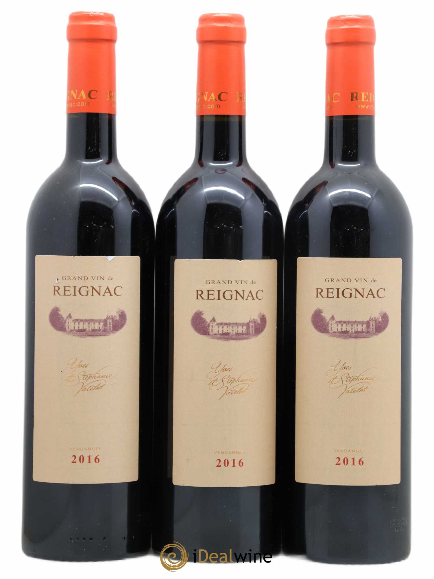 Grand vin de Reignac 2016 - Lot de 3 bouteilles - 0