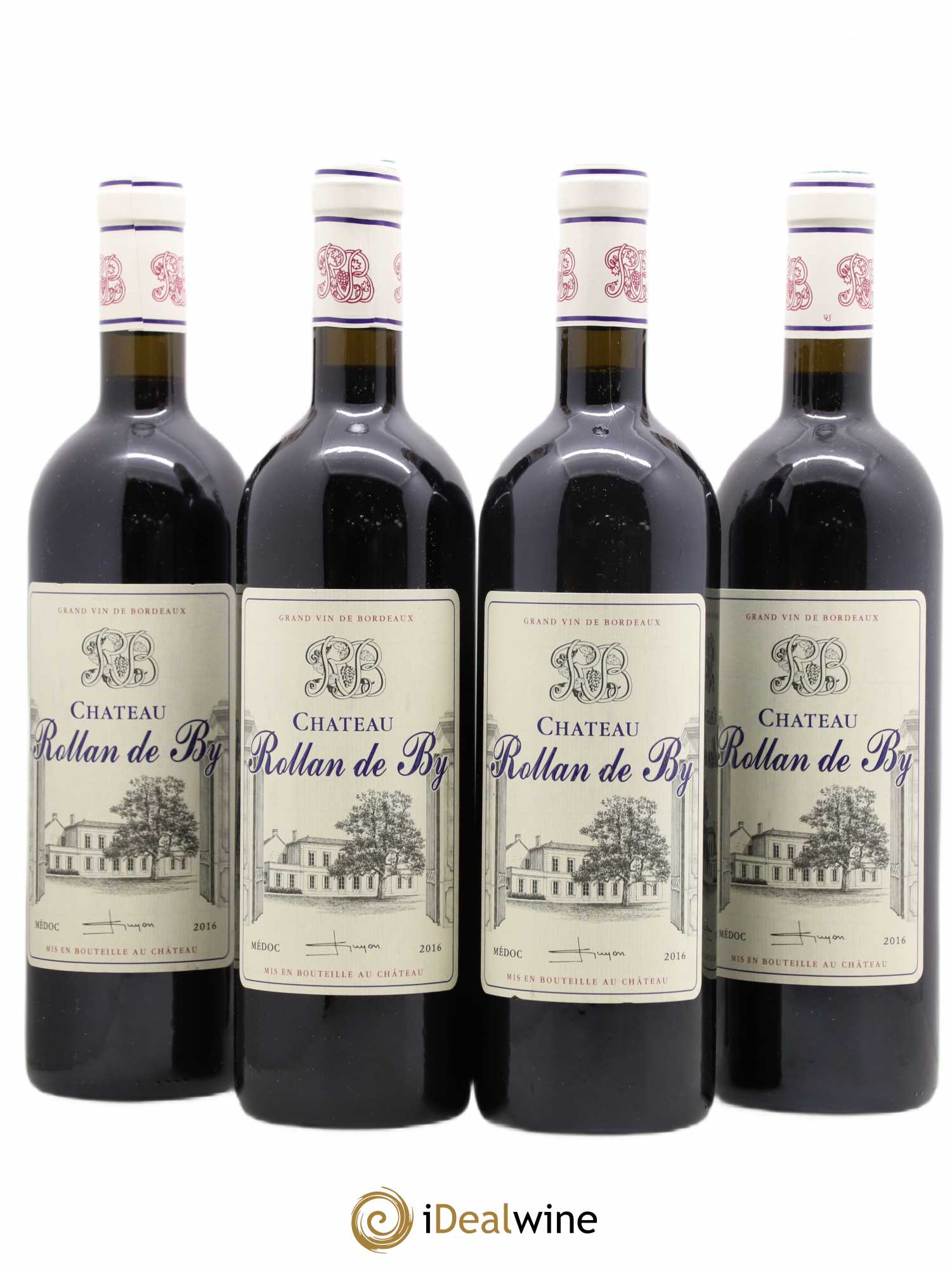 Château Rollan de By Cru Bourgeois 2016 - Lot de 4 bouteilles - 0