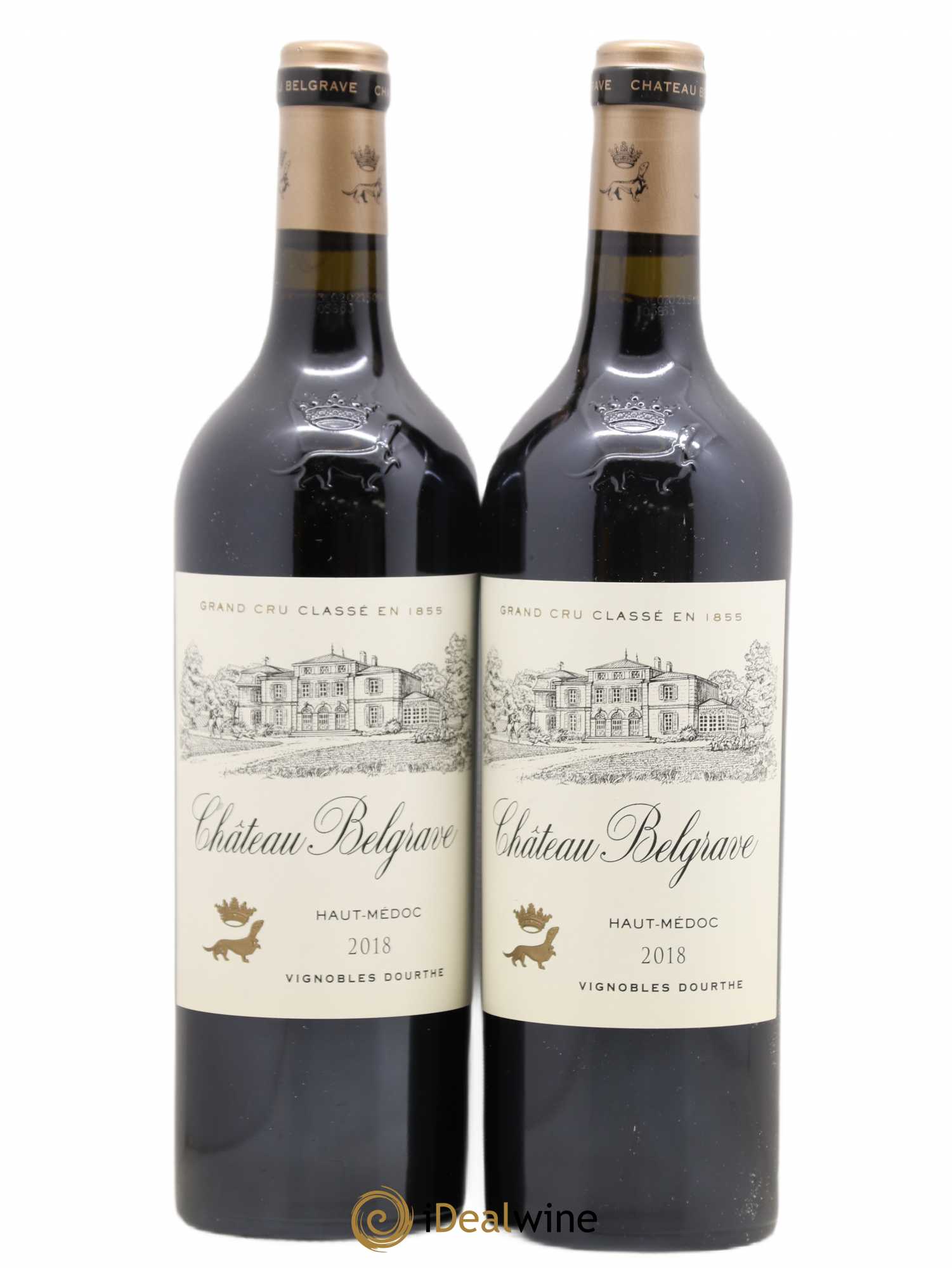 Château Belgrave 5ème Grand Cru Classé 2018 - Lot de 2 bouteilles - 0