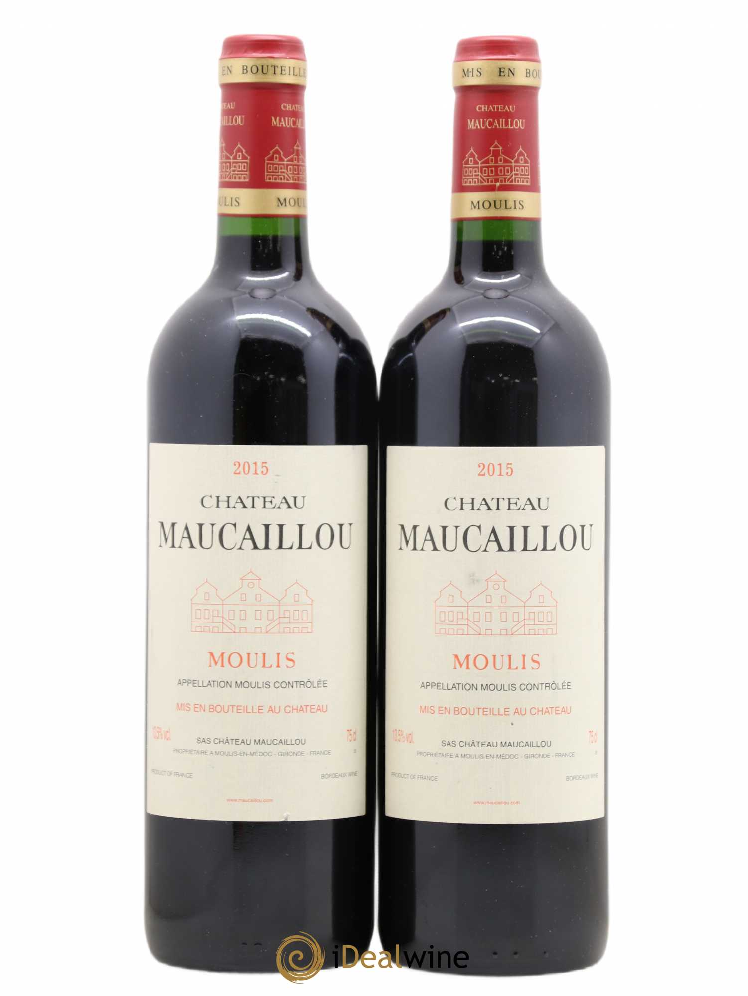 Château Maucaillou 2015 - Lot de 2 bouteilles - 0