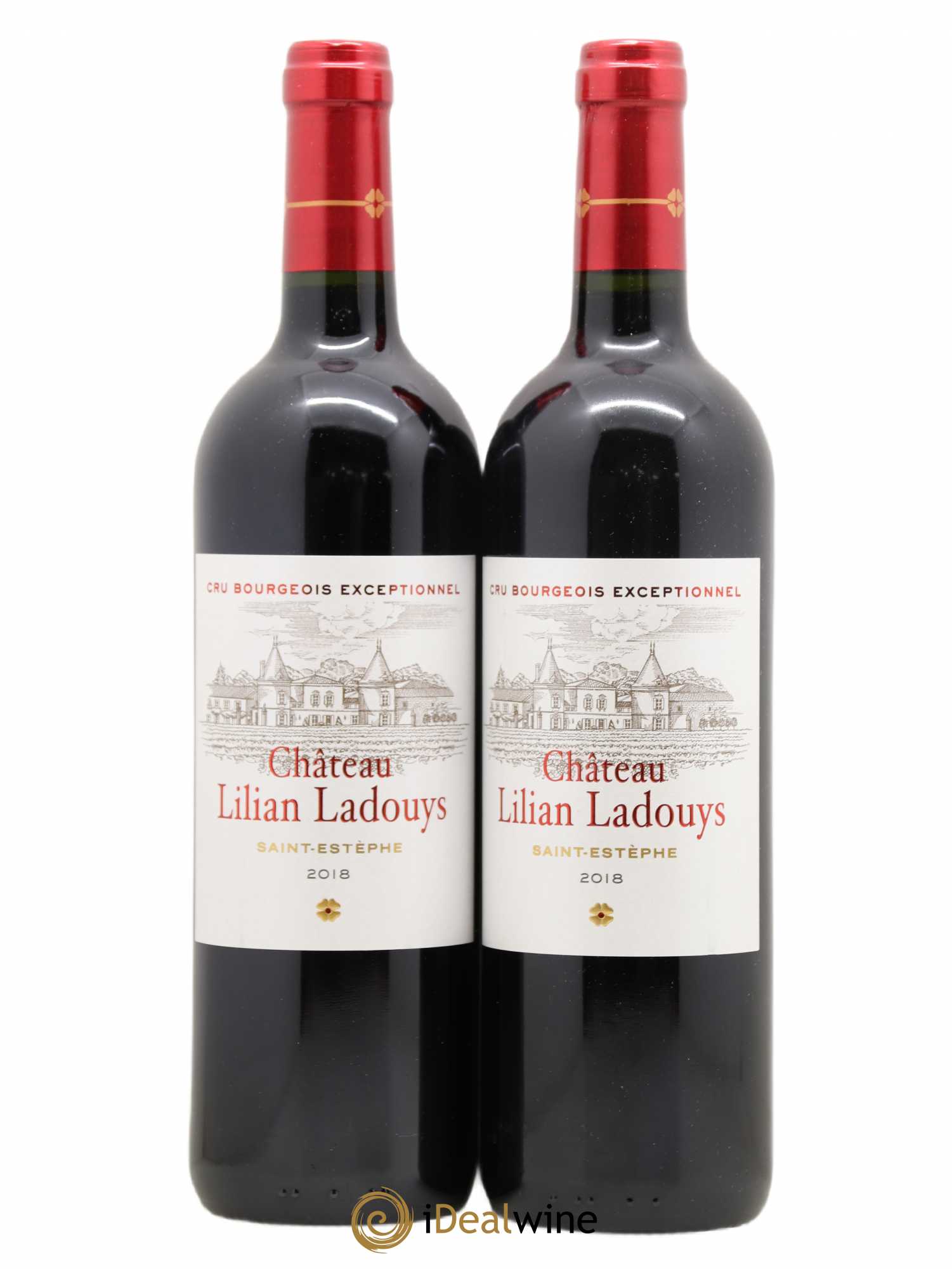 Château Lilian Ladouys Cru Bourgeois 2018 - Lot de 2 bouteilles - 0