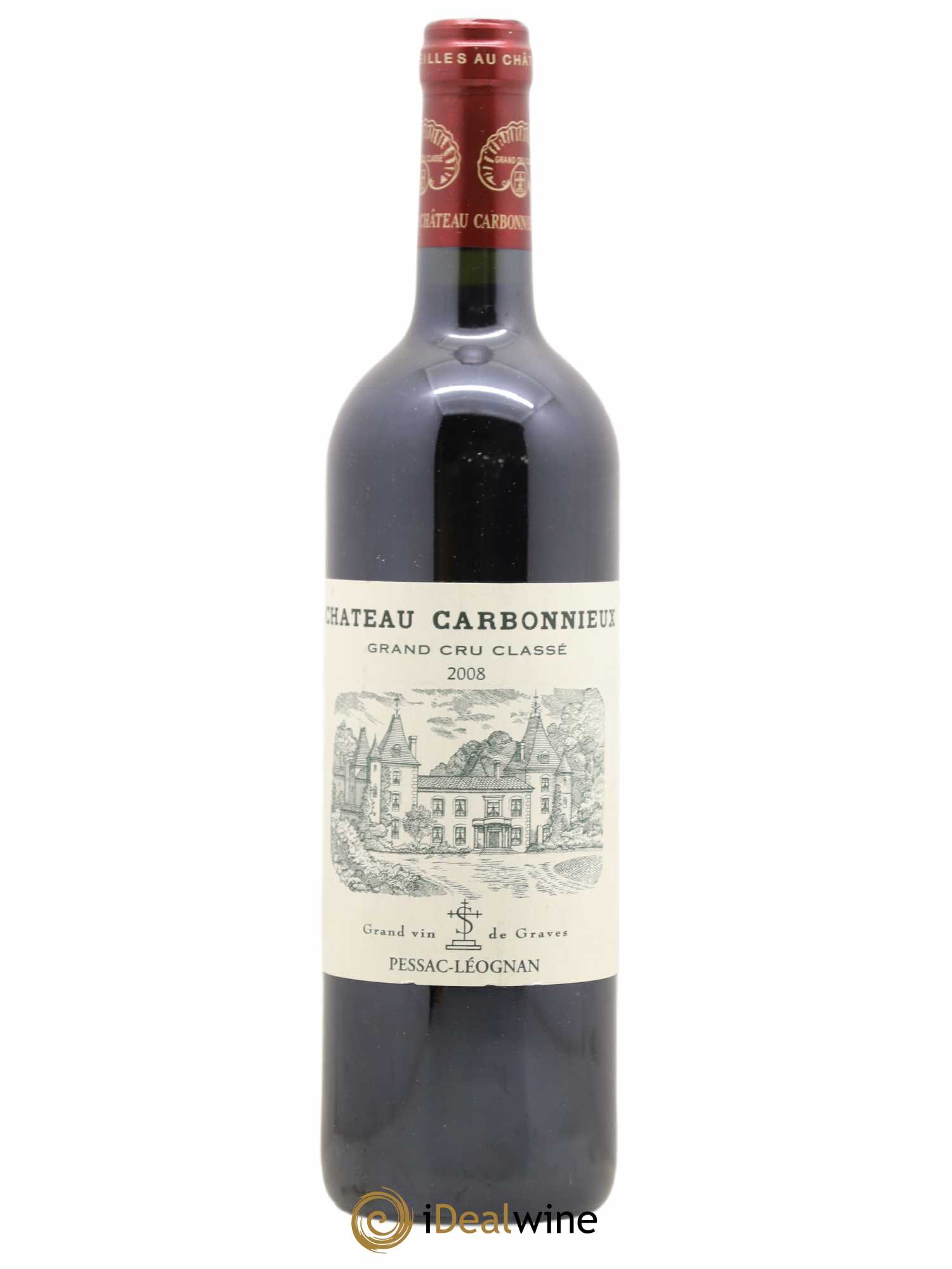 Château Carbonnieux Cru Classé de Graves 2008 - Lot de 1 bouteille - 0