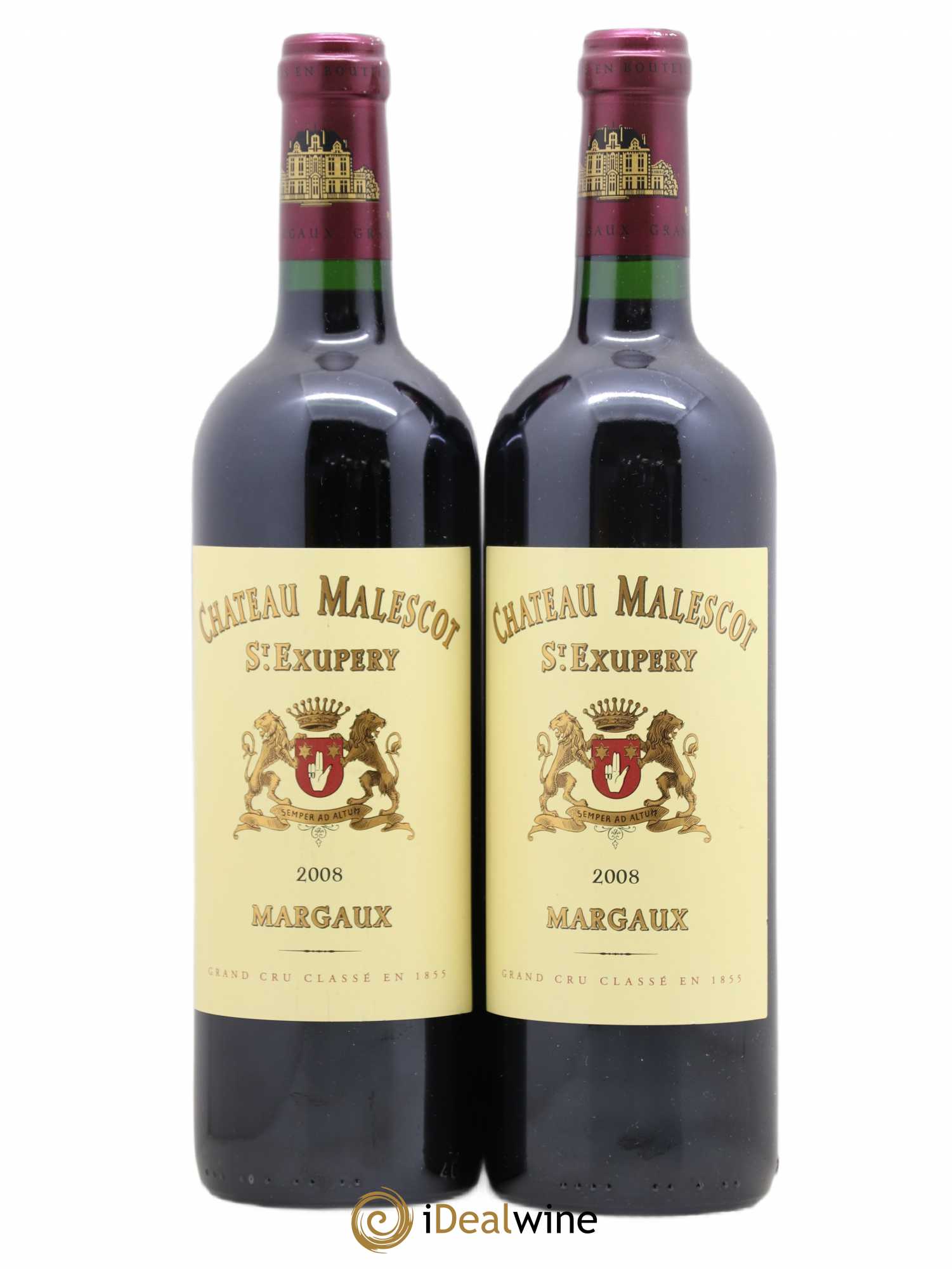 Château Malescot Saint-Exupéry 3ème Grand Cru Classé 2008 - Lot de 2 bouteilles - 0