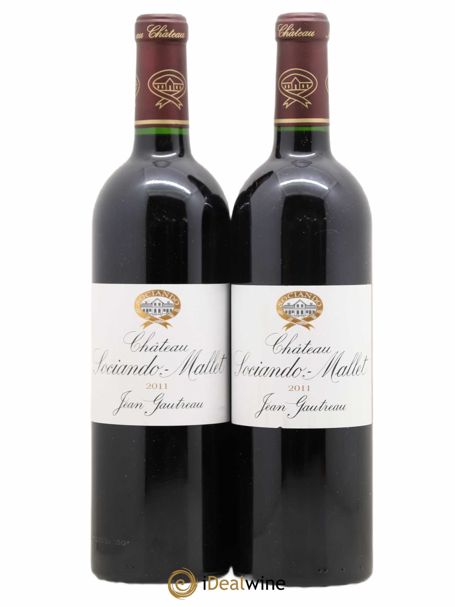 Château Sociando Mallet 2011 - Lot de 2 bouteilles - 0