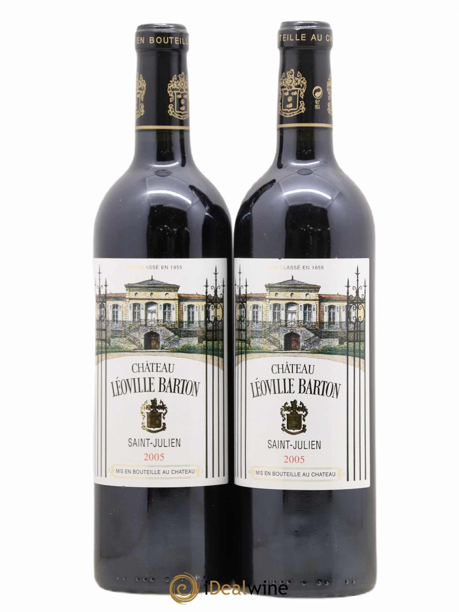 Château Léoville Barton 2ème Grand Cru Classé 2005 - Lot de 2 bouteilles - 0