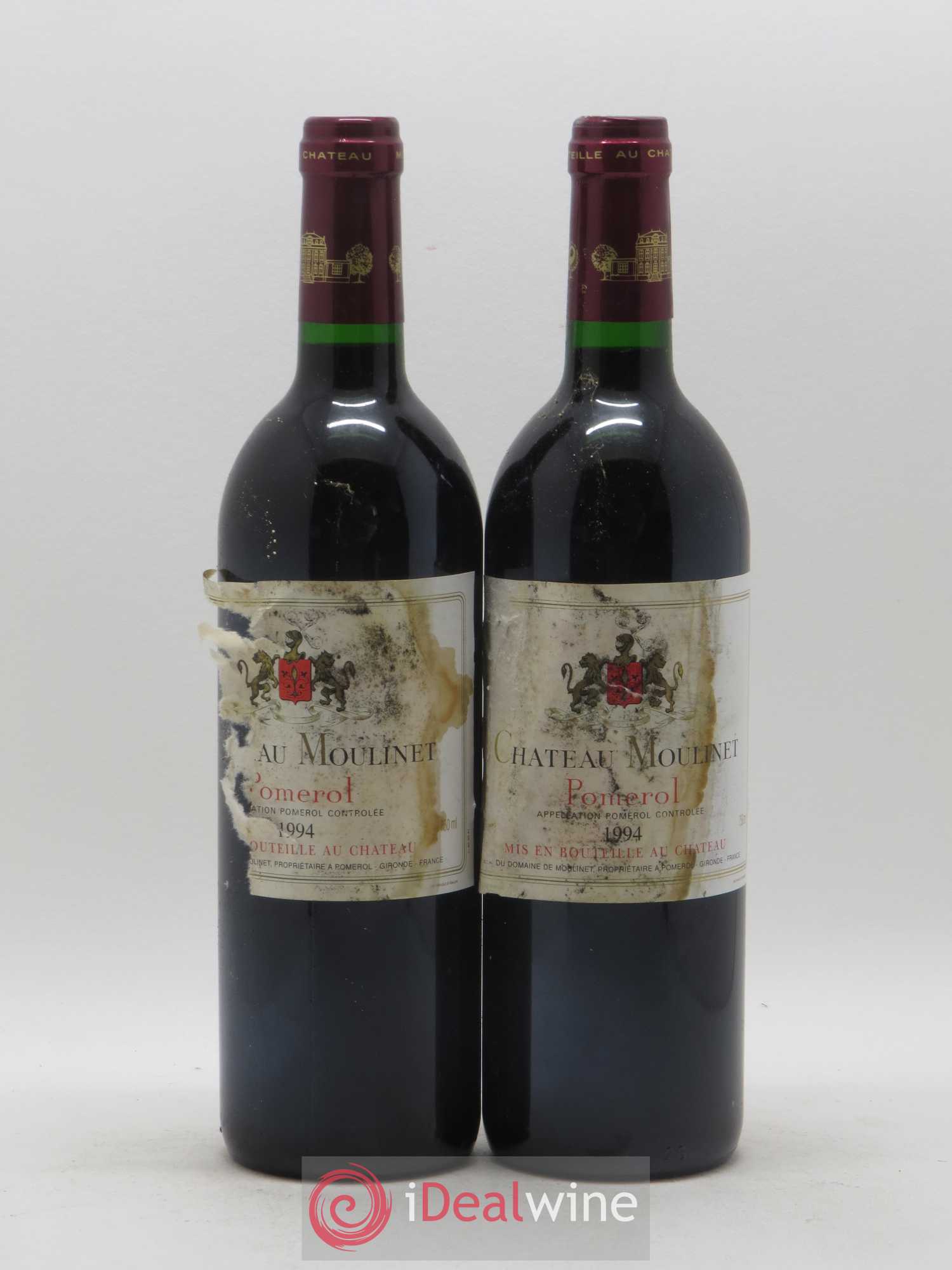 Château Moulinet 1994 - Lot de 2 bouteilles - 0