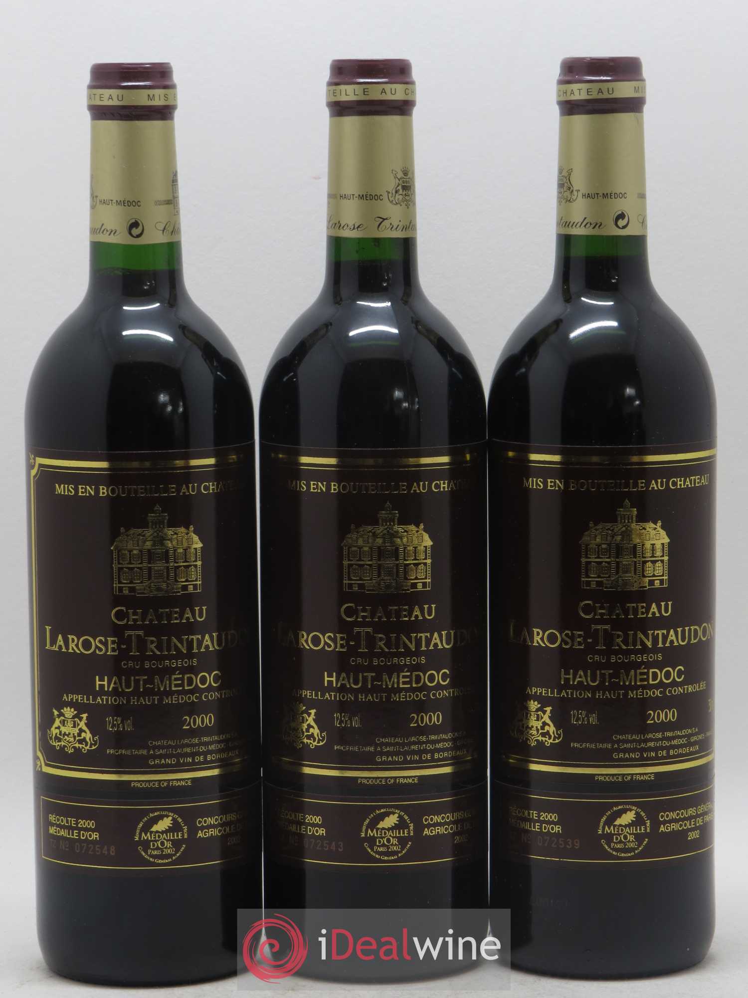 Château Larose Trintaudon Cru Bourgeois 2000 - Lot de 12 bouteilles - 2